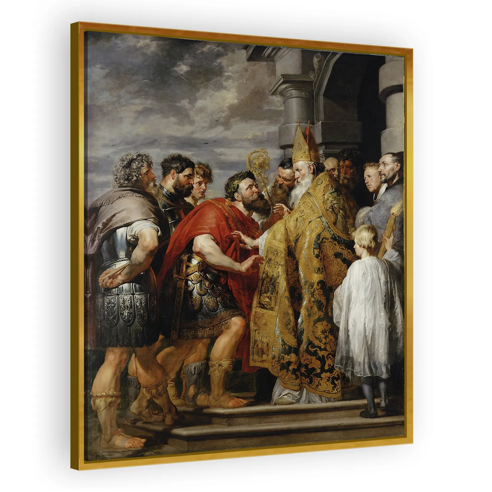 Theodosius and Saint Ambrose by Peter Paul Rubens - view 3 thumbnail