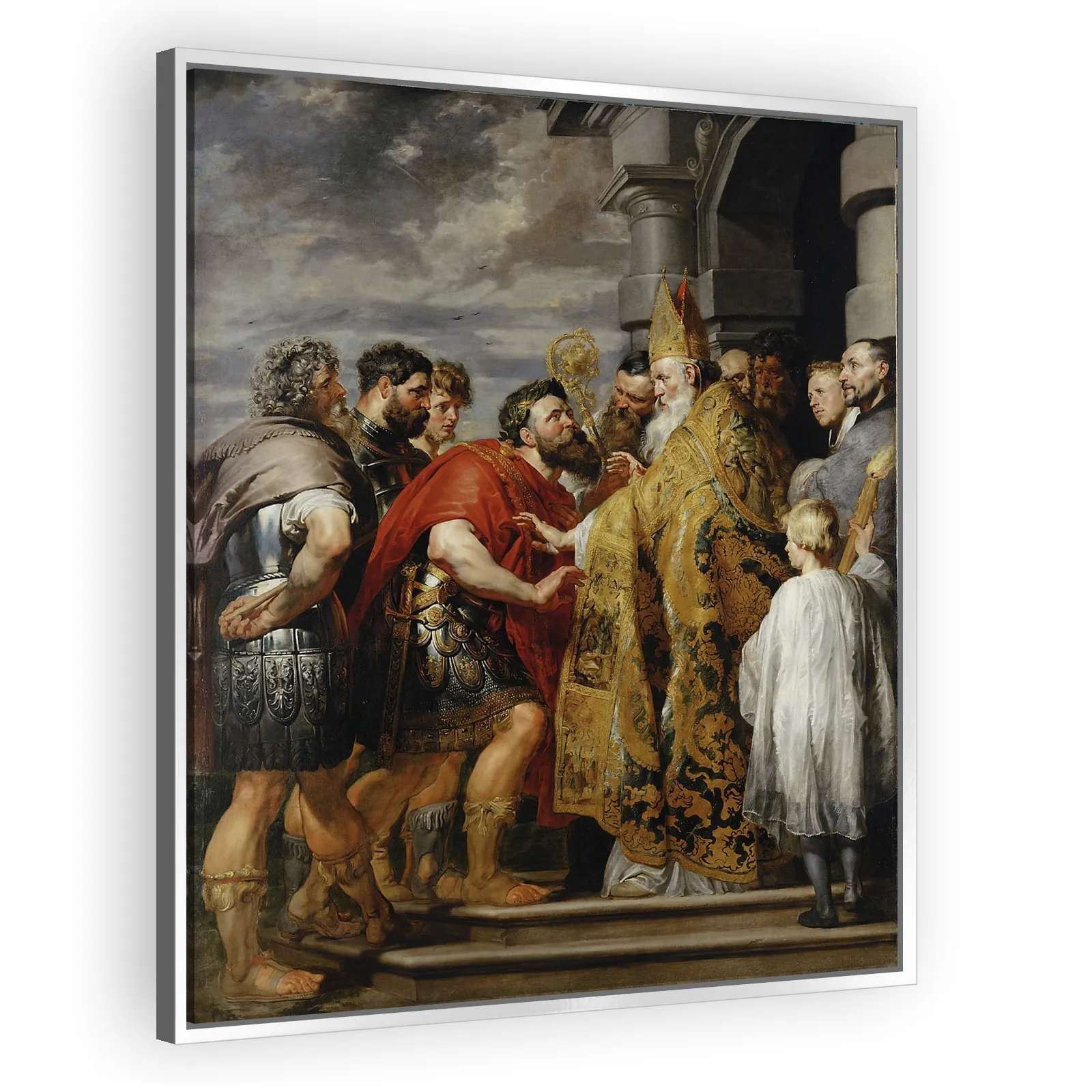 Theodosius and Saint Ambrose by Peter Paul Rubens - view 4 thumbnail