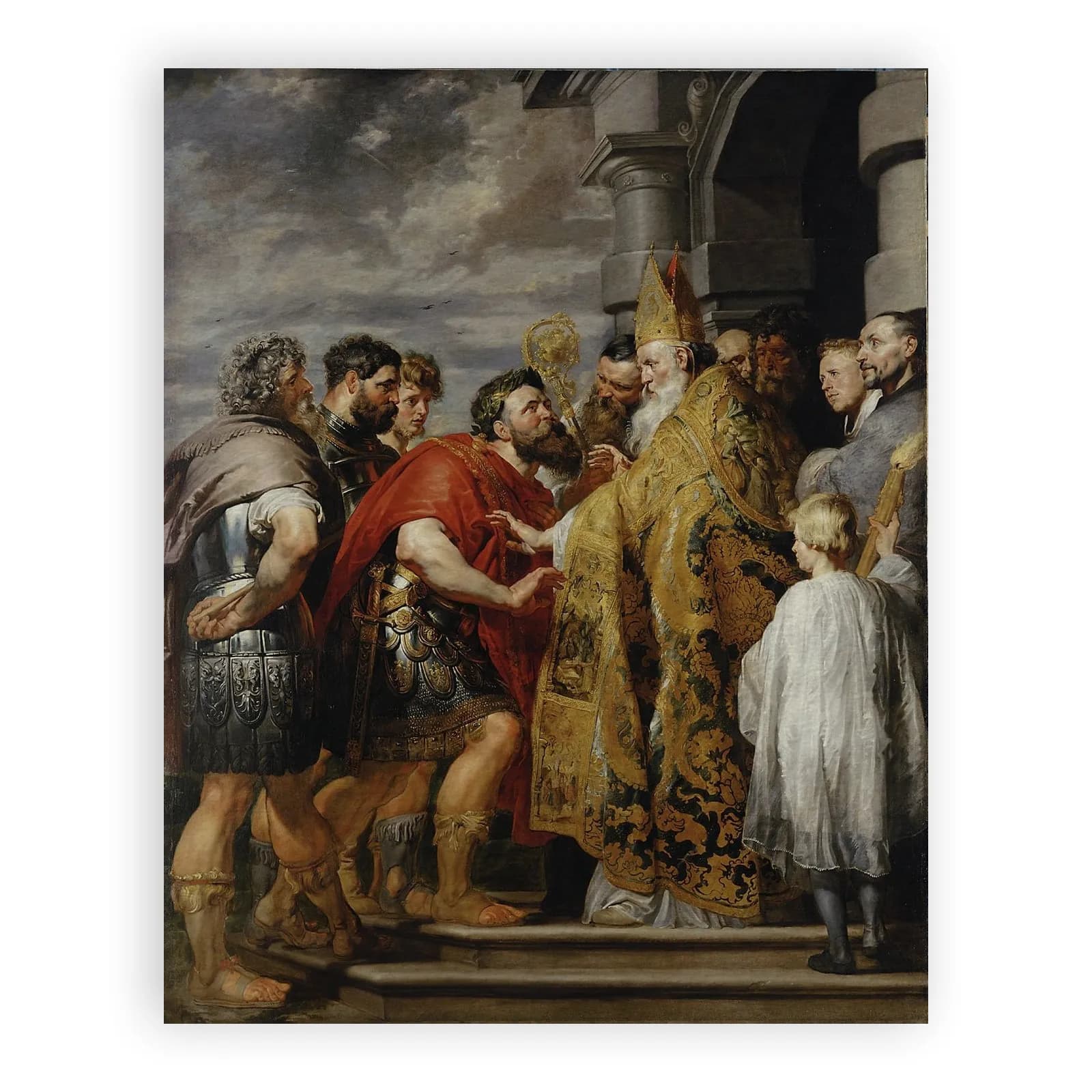 Theodosius and Saint Ambrose by Peter Paul Rubens - view 6 thumbnail