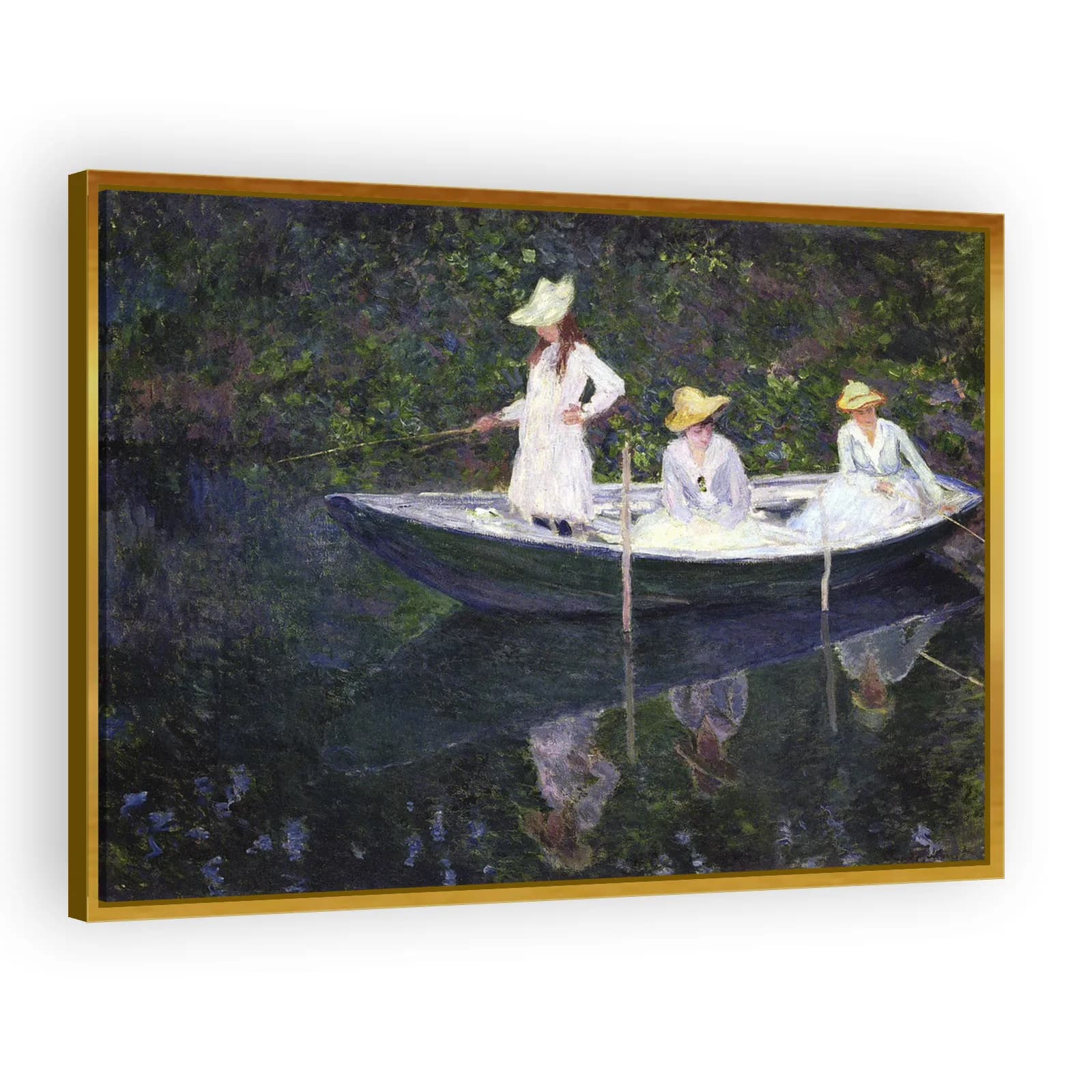 La barque à Giverny by Claude Monet - view 3 thumbnail