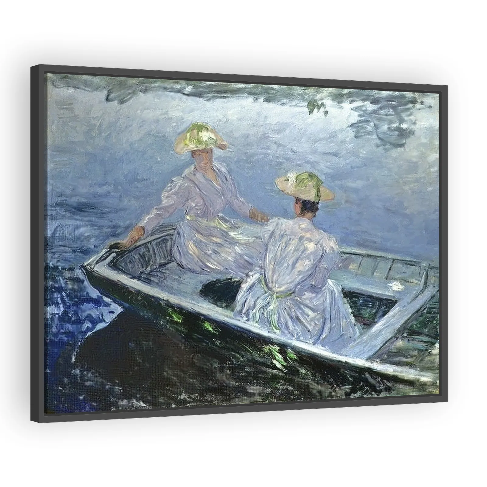 The Blue Boat by Claude Monet