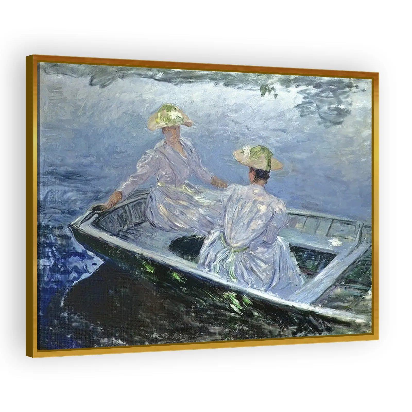 The Blue Boat by Claude Monet - view 3 thumbnail