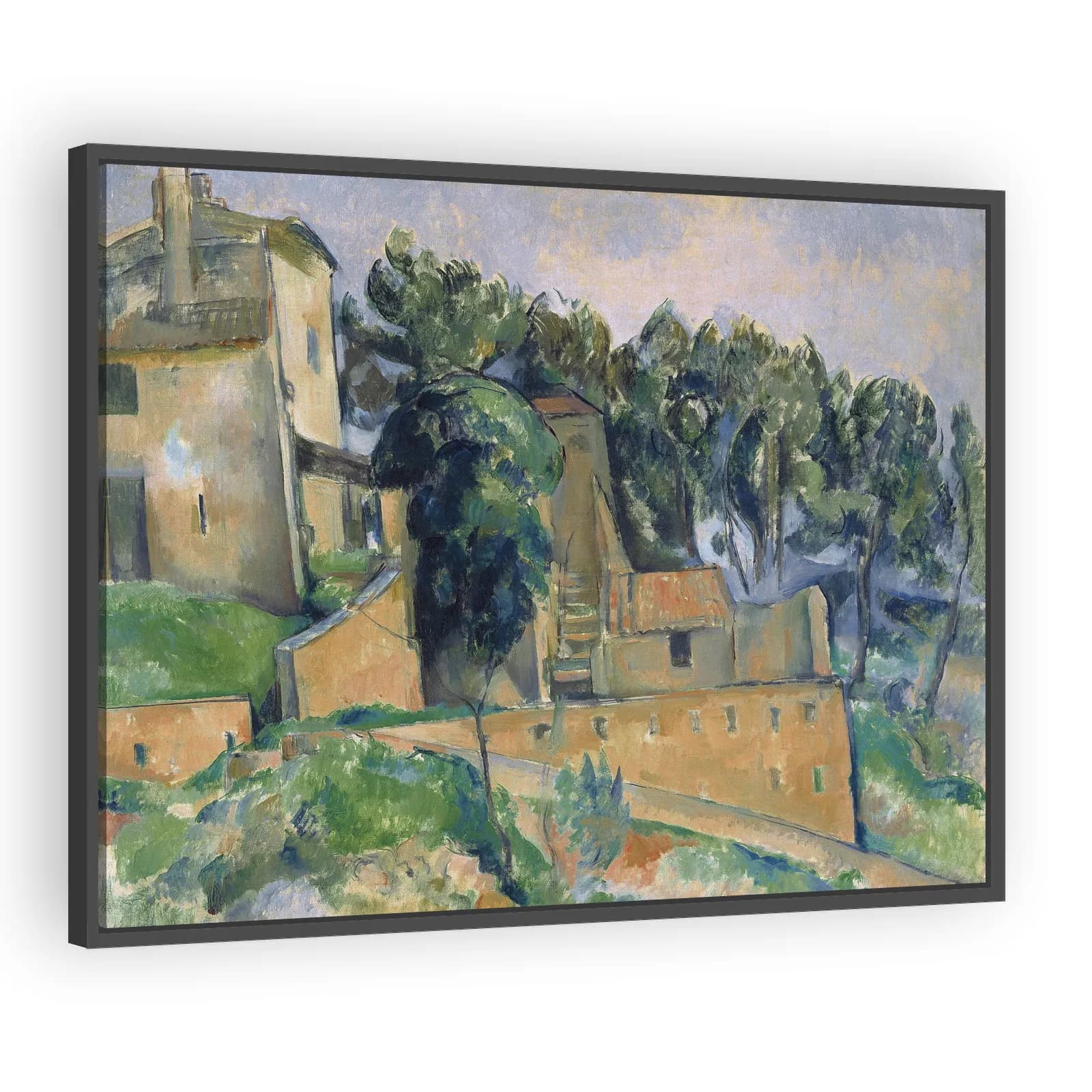 House in Bellevue by Paul Cezanne