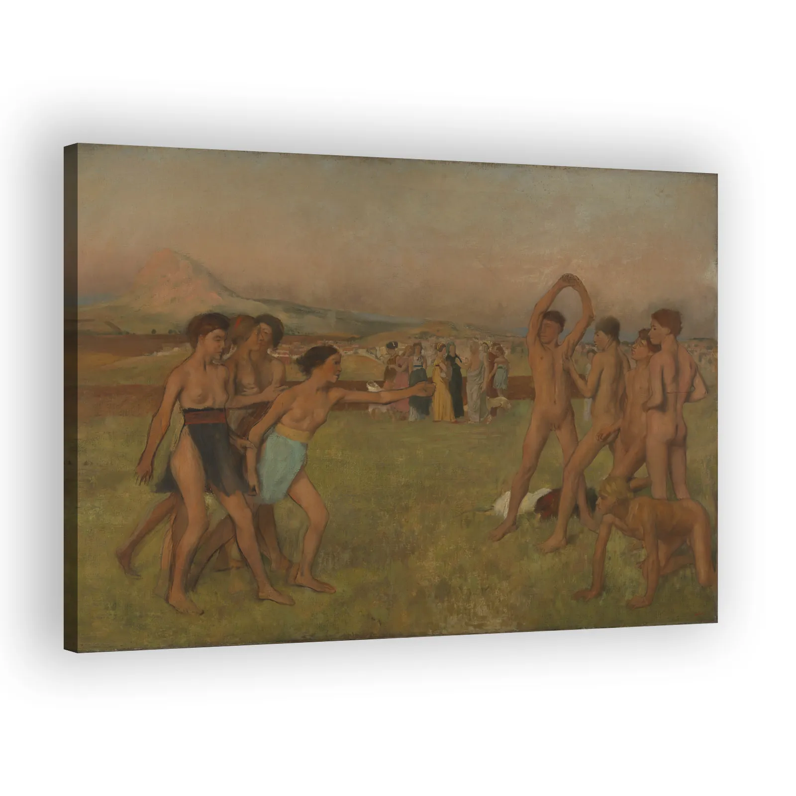 Young Spartans Exercising by Edgar Degas - view 2 thumbnail