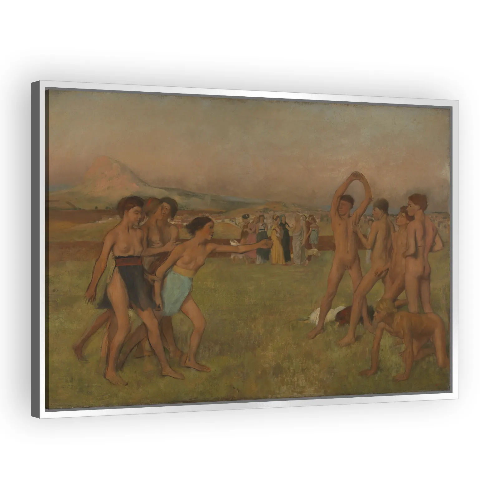 Young Spartans Exercising by Edgar Degas - view 4 thumbnail