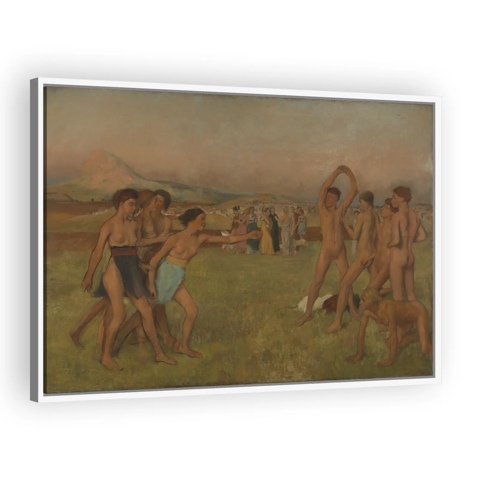 Young Spartans Exercising by Edgar Degas - view 5 thumbnail