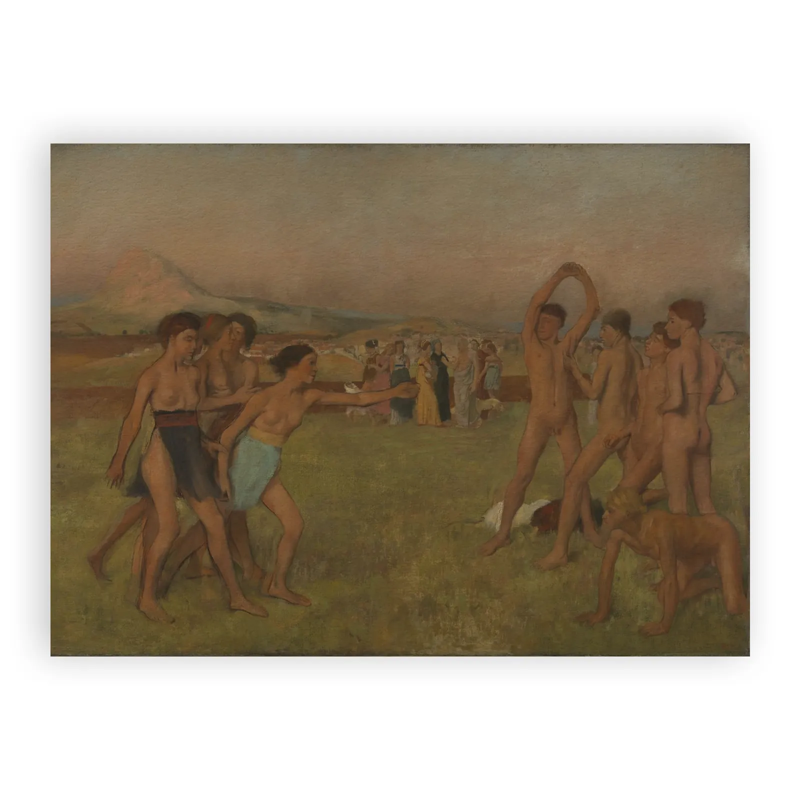 Young Spartans Exercising by Edgar Degas - view 6 thumbnail