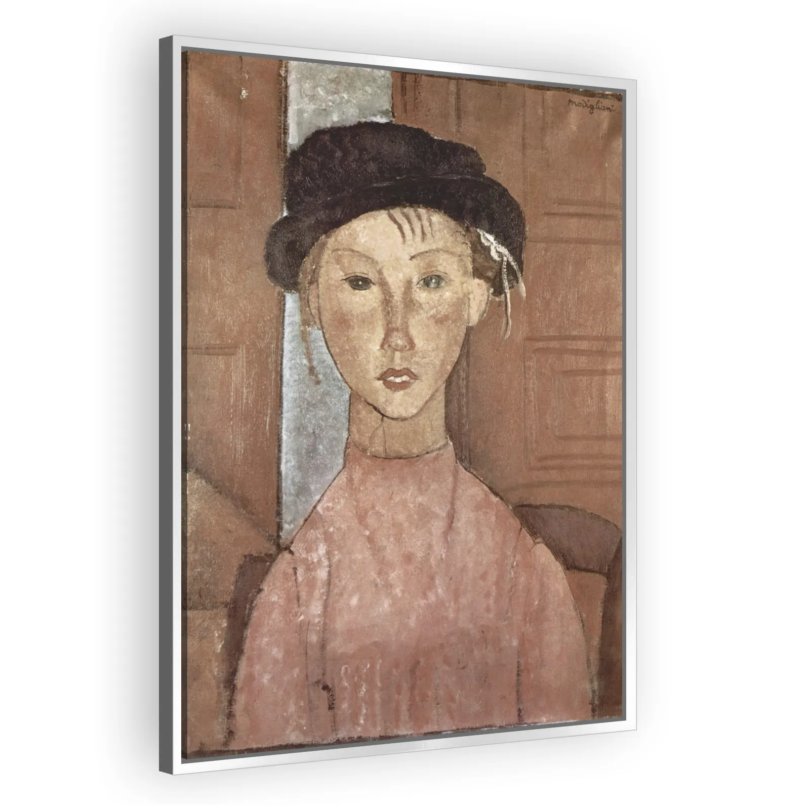 Mädchen mit Hut by Amedeo Modigliani - view 4 thumbnail