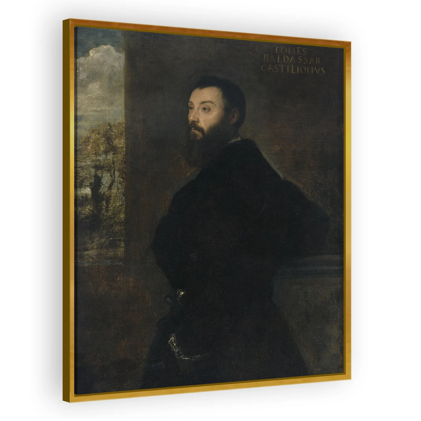 Portrait of Baldassare Castiglione (c.1478–1529), Diplomat and Author by Titian - view 3 thumbnail