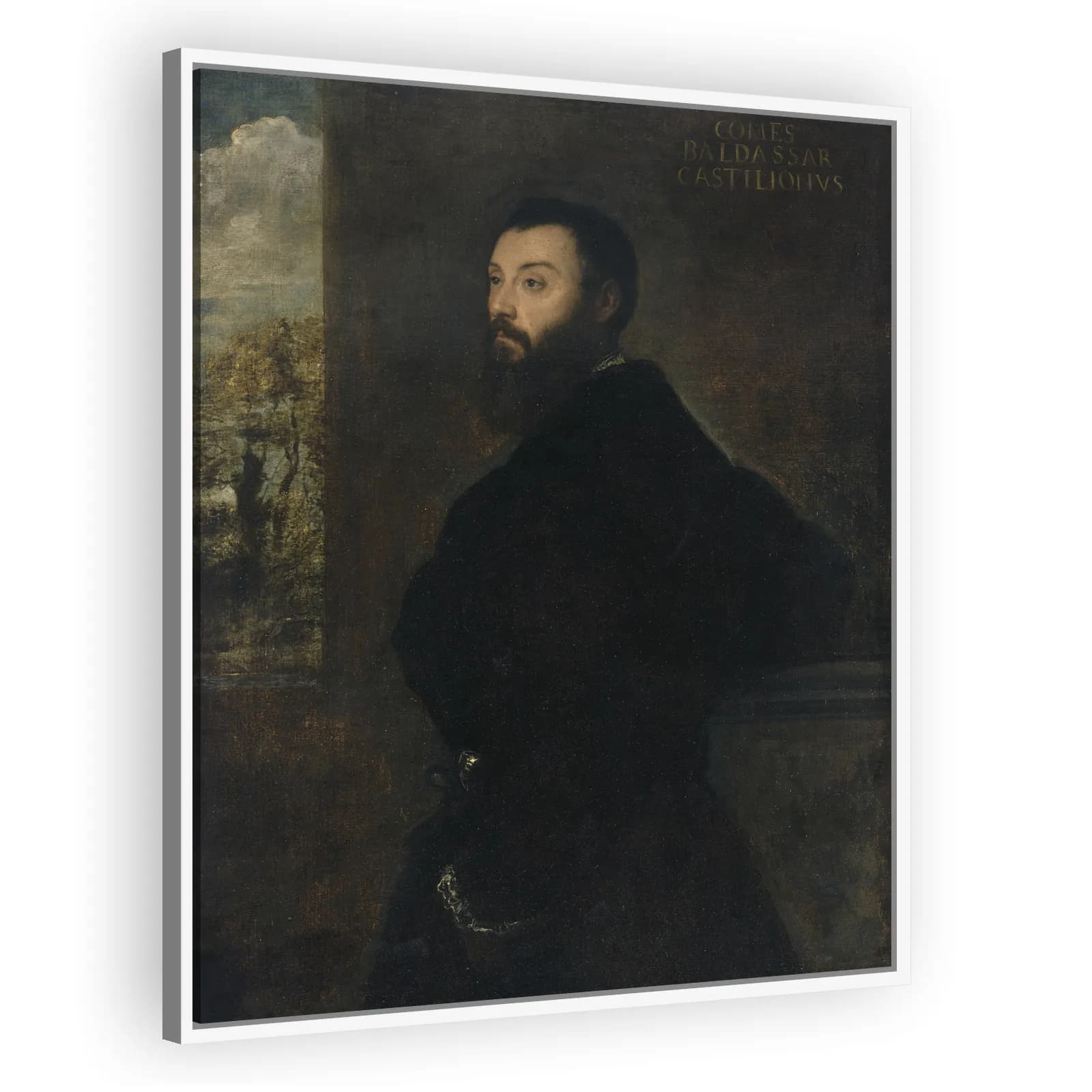Portrait of Baldassare Castiglione (c.1478–1529), Diplomat and Author by Titian - view 5 thumbnail