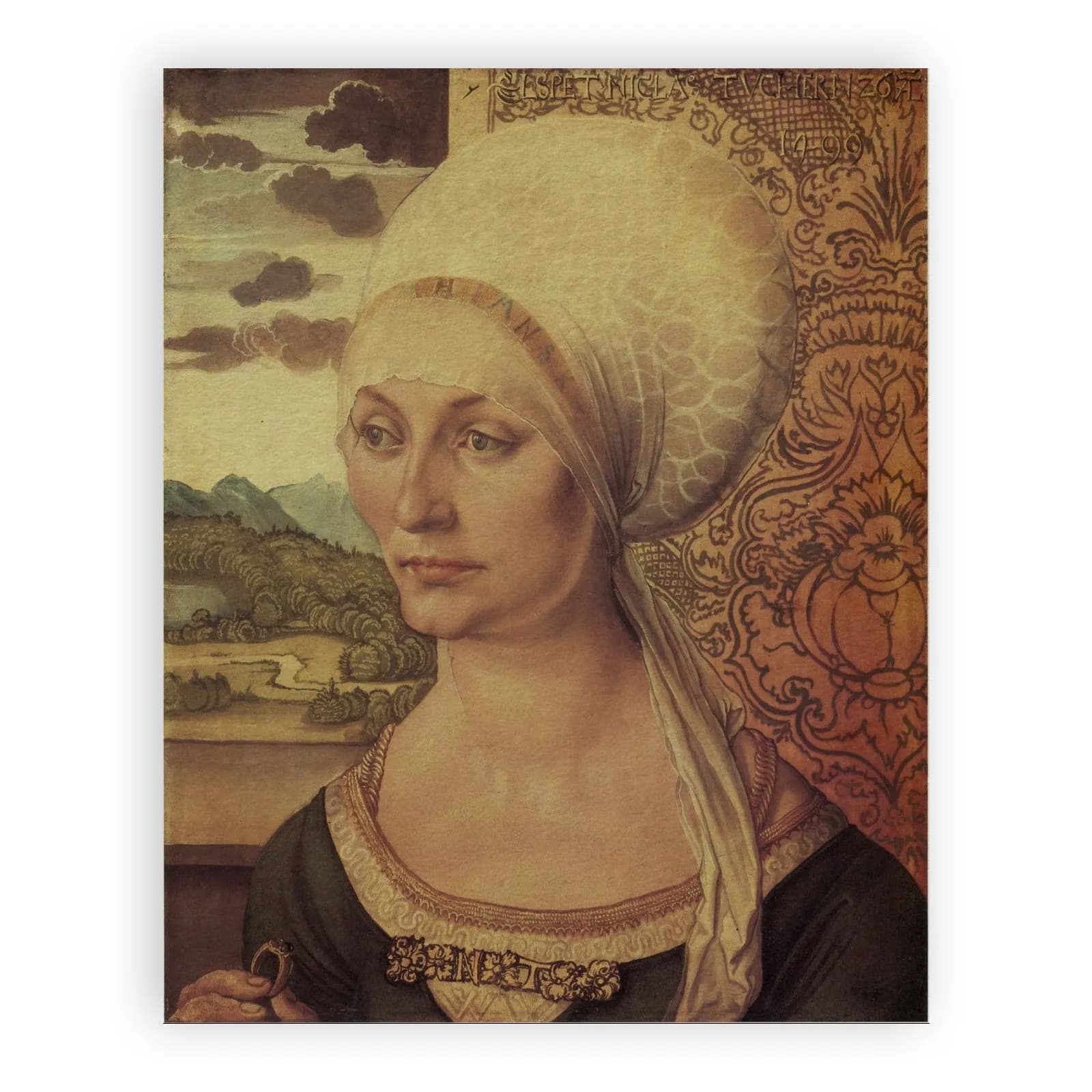 Portrait of Elspeth Tucher by Albrecht Durer - view 6 thumbnail