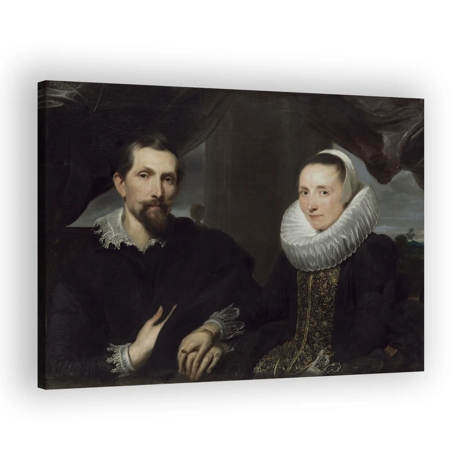 Portrait of Frans Snyders and his Wife by Anthony Van Dyck - view 2 thumbnail