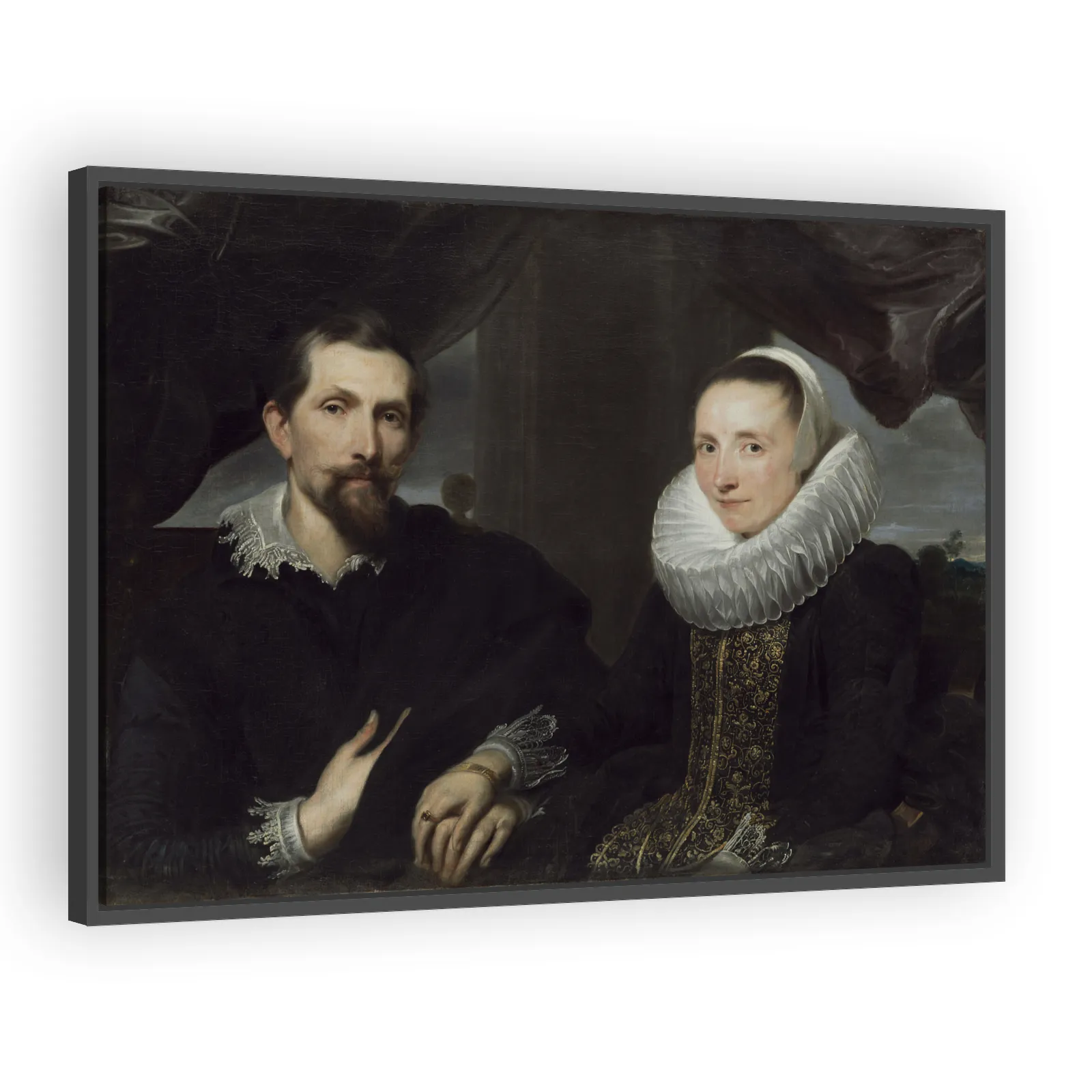 Portrait of Frans Snyders and his Wife by Anthony Van Dyck