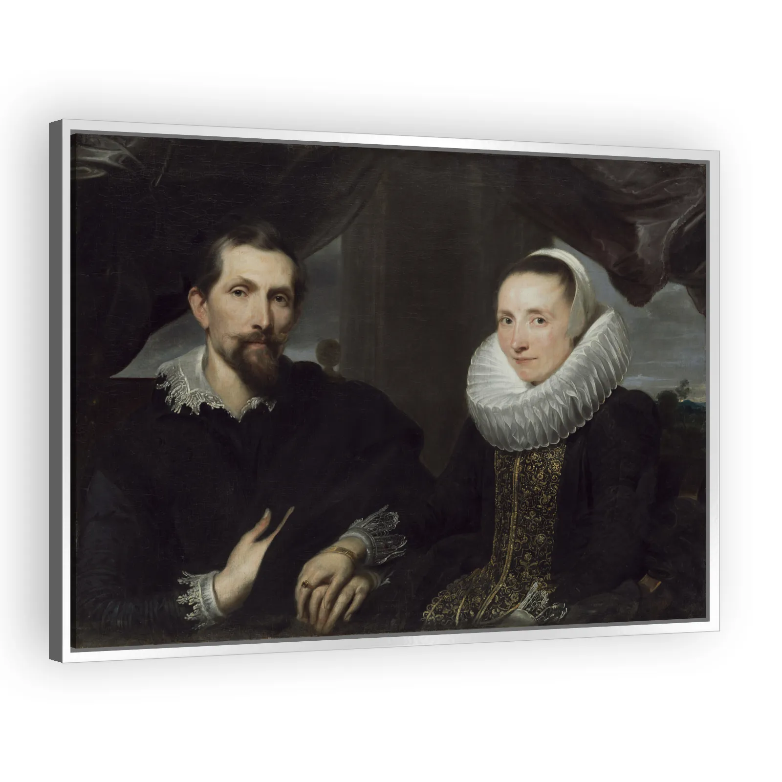 Portrait of Frans Snyders and his Wife by Anthony Van Dyck - view 4 thumbnail