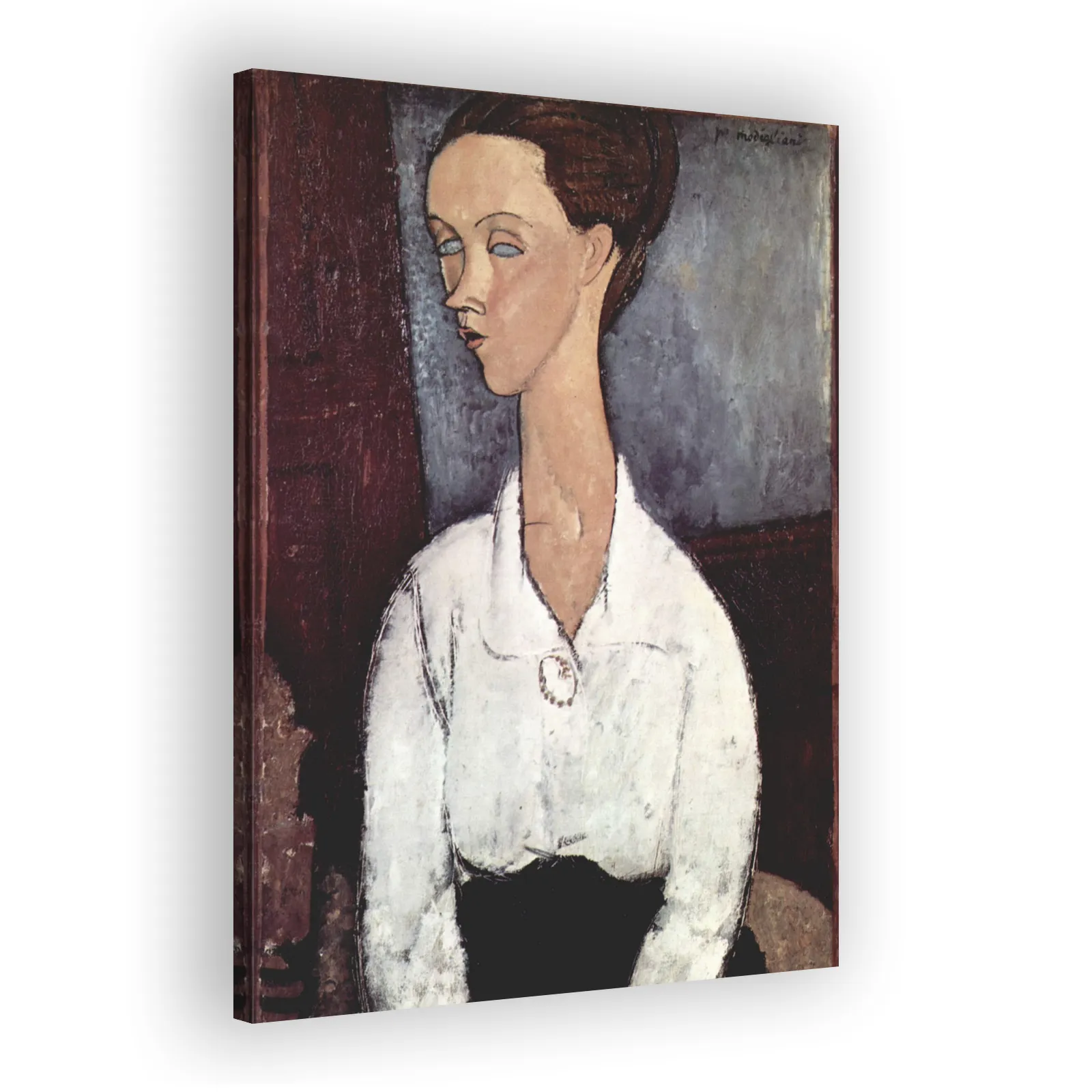 Portrait of Lunia Czechowska by Amedeo Modigliani - view 2 thumbnail