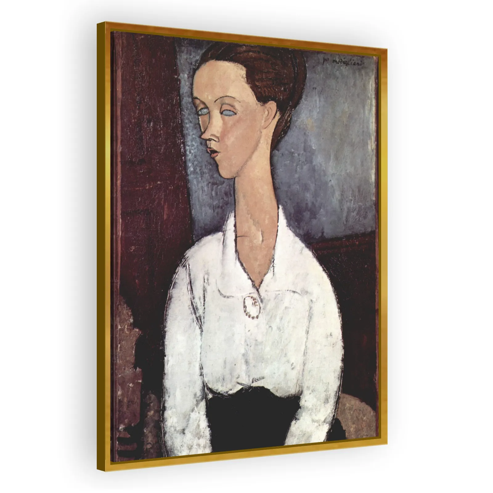 Portrait of Lunia Czechowska by Amedeo Modigliani - view 3 thumbnail
