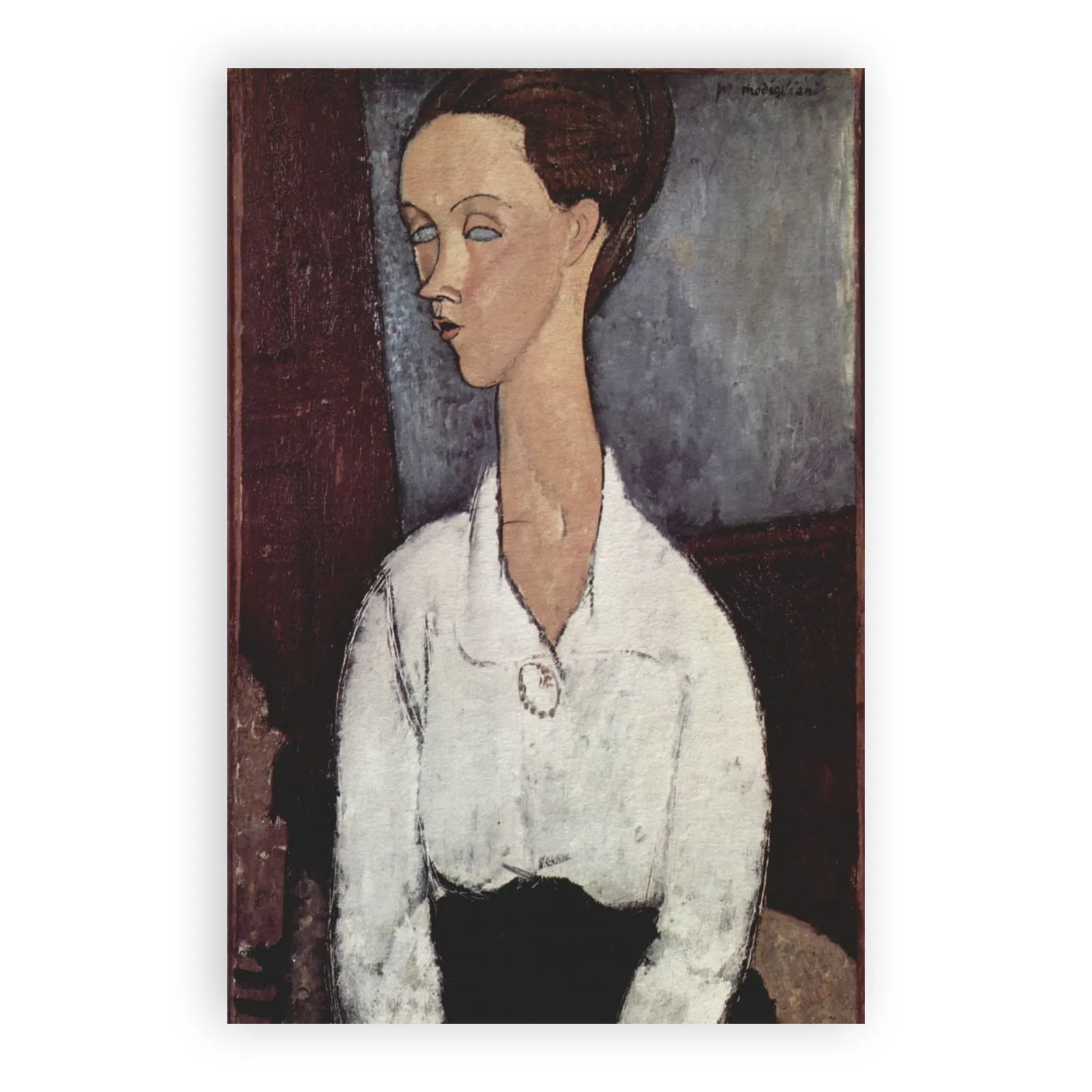 Portrait of Lunia Czechowska by Amedeo Modigliani - view 6 thumbnail