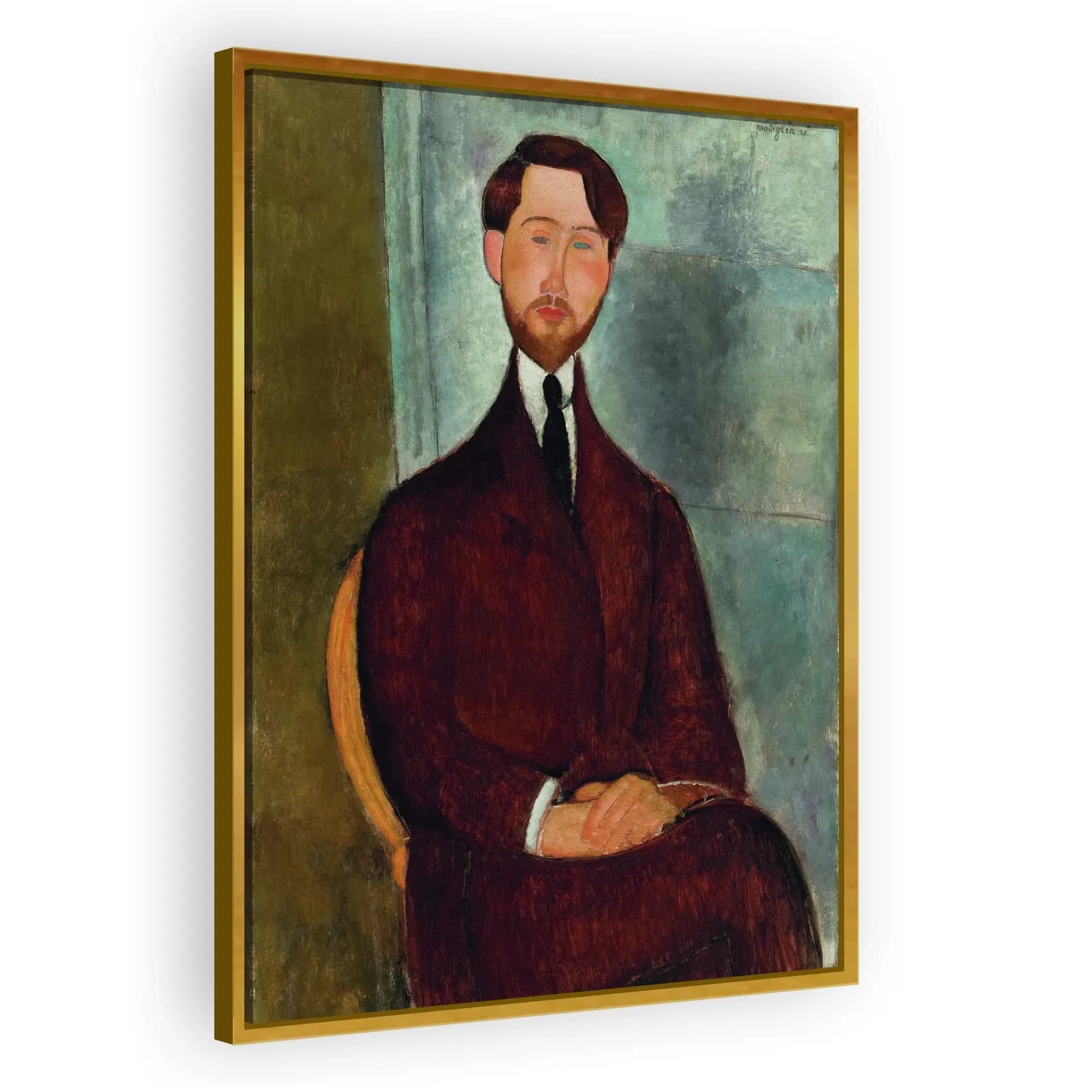 Portrait of Léopold Zborowski by Amedeo Modigliani - view 3 thumbnail