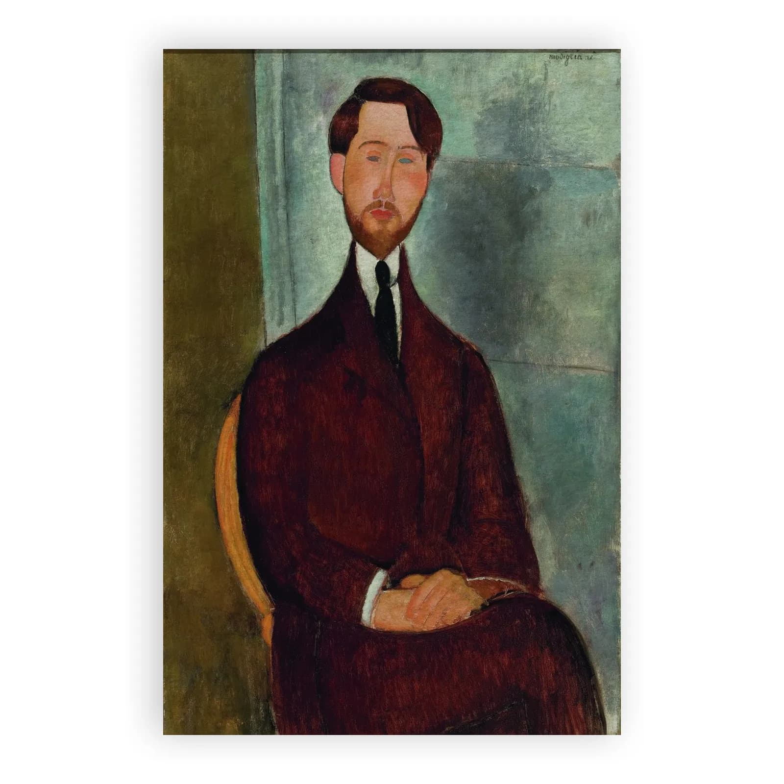 Portrait of Léopold Zborowski by Amedeo Modigliani - view 6 thumbnail