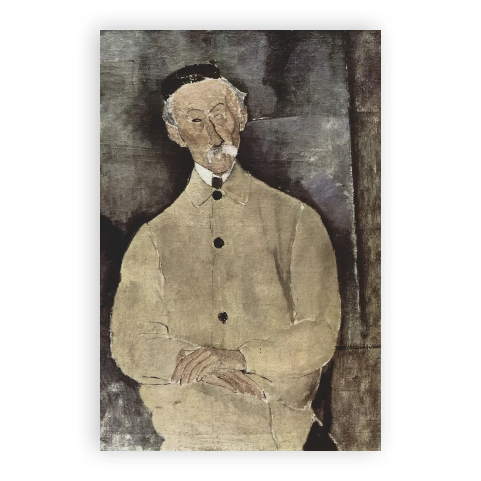 Portrait of Monsieur Lepoutre by Amedeo Modigliani - view 6 thumbnail
