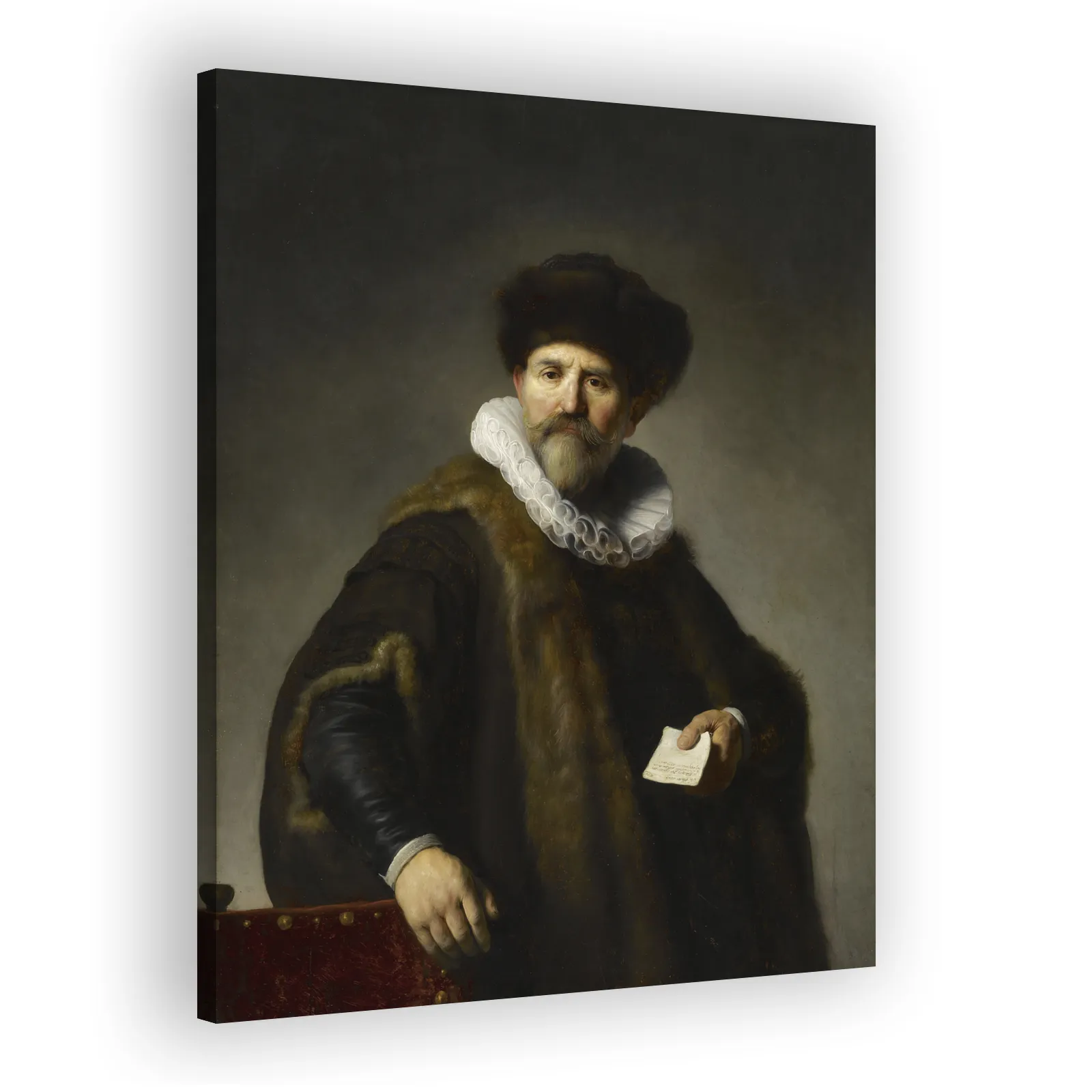 Portrait of Nicolaes Ruts by Rembrandt Van Rijn - view 2 thumbnail