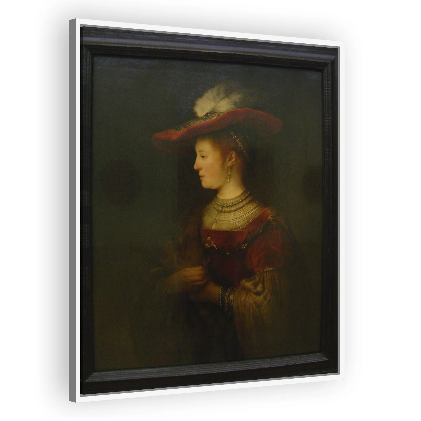 Saskia in a Red Hat by Rembrandt Van Rijn - view 5 thumbnail