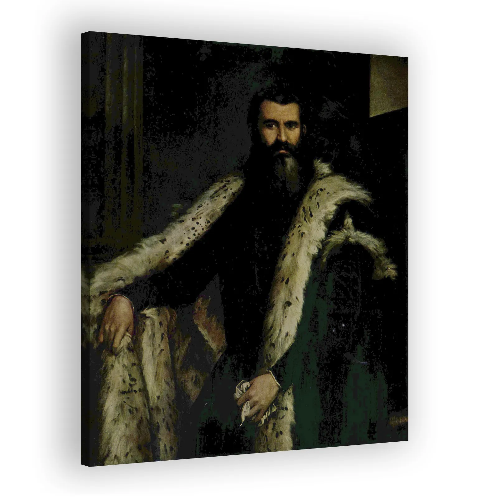 Portrait of a Gentleman in a Fur by Paolo Veronese - view 2 thumbnail