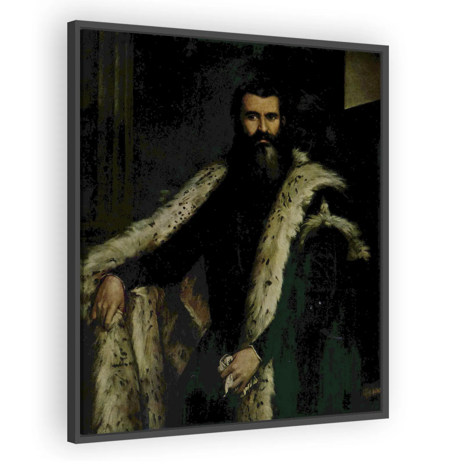 Portrait of a Gentleman in a Fur by Paolo Veronese