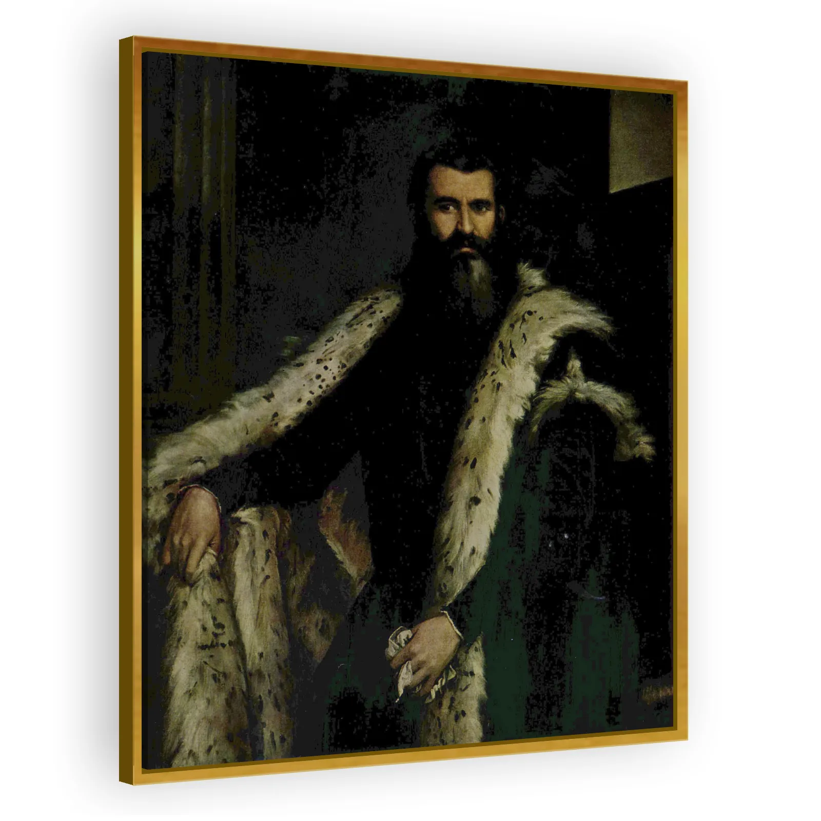 Portrait of a Gentleman in a Fur by Paolo Veronese - view 3 thumbnail