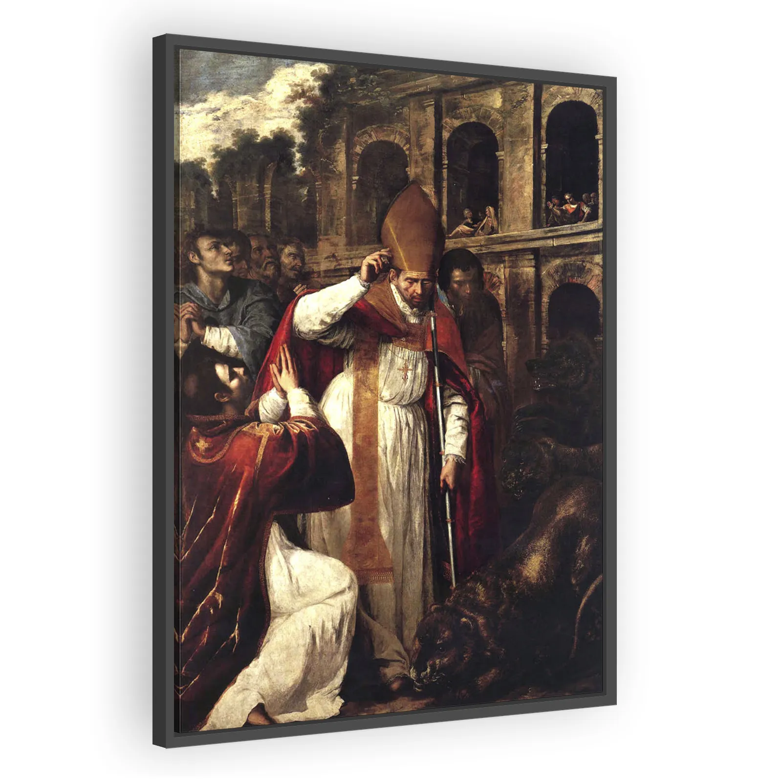 The Martyrdom of St Januarius in the Amphitheatre at Pozzuoli by Artemisia Gentileschi