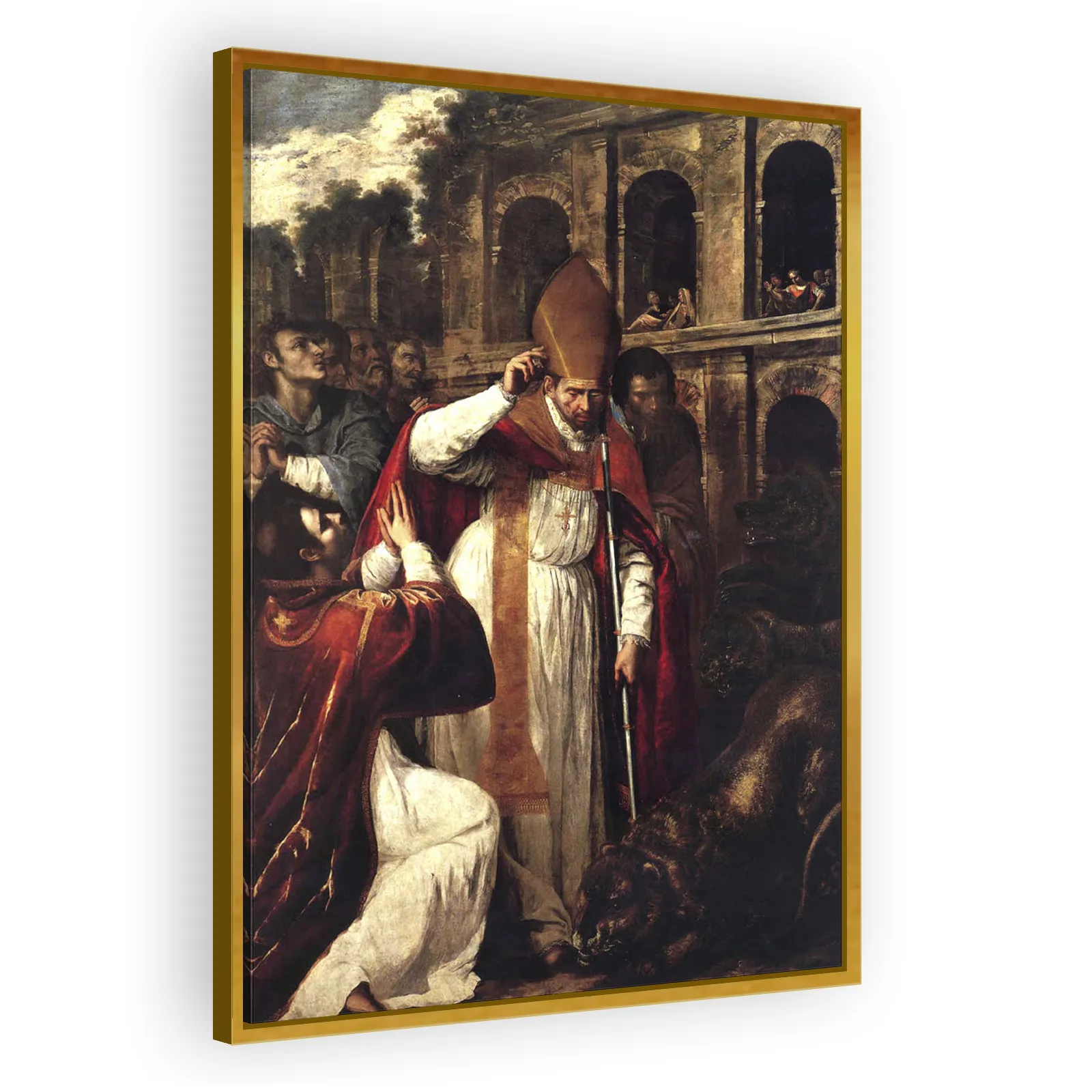 The Martyrdom of St Januarius in the Amphitheatre at Pozzuoli by Artemisia Gentileschi - view 3 thumbnail