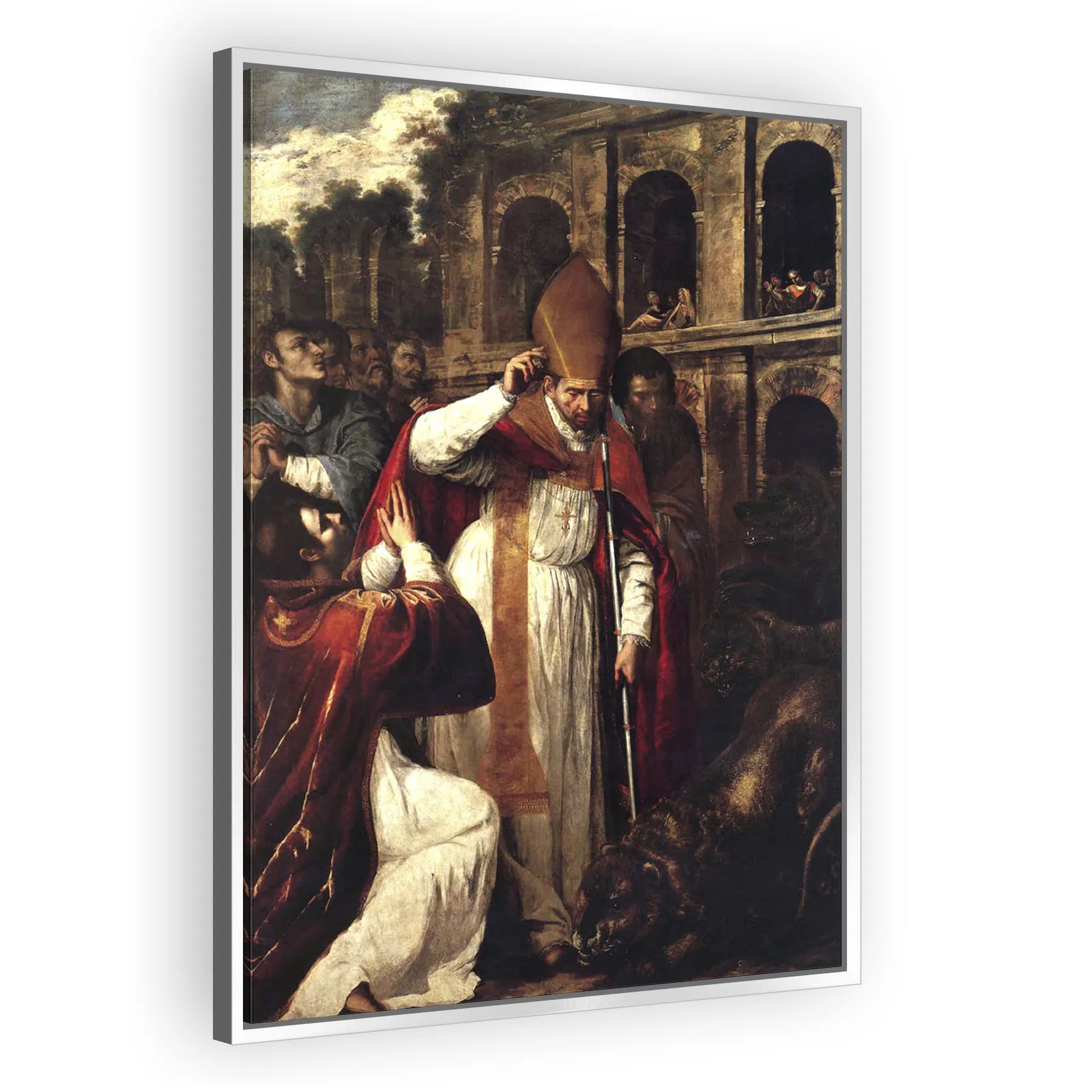 The Martyrdom of St Januarius in the Amphitheatre at Pozzuoli by Artemisia Gentileschi - view 4 thumbnail