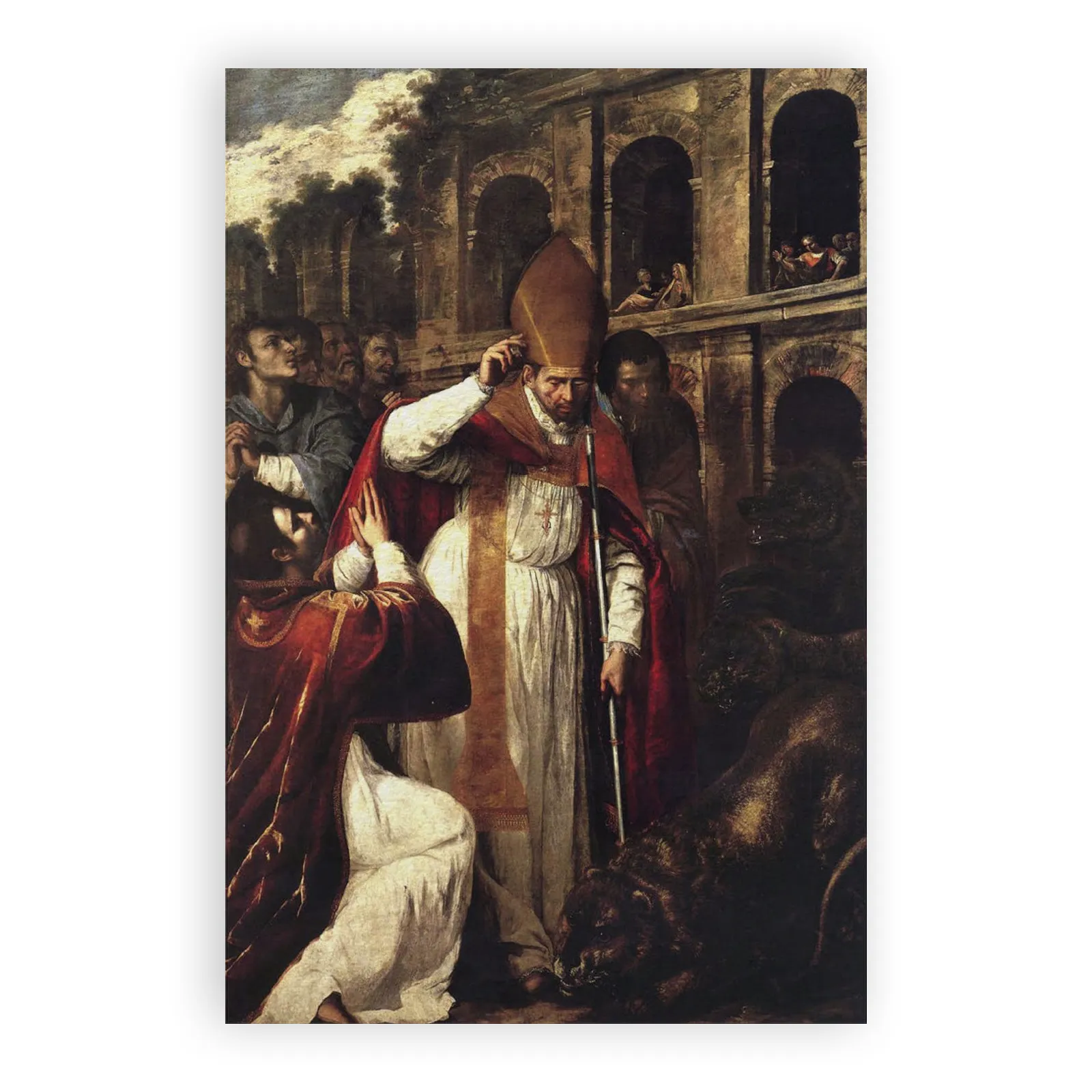 The Martyrdom of St Januarius in the Amphitheatre at Pozzuoli by Artemisia Gentileschi - view 6 thumbnail