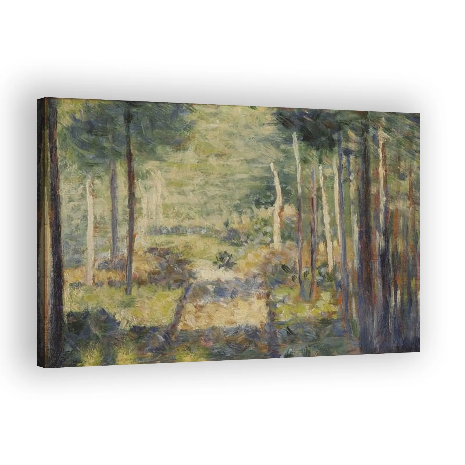 Path in the Woods, Barbizon by Georges Seurat - view 2 thumbnail