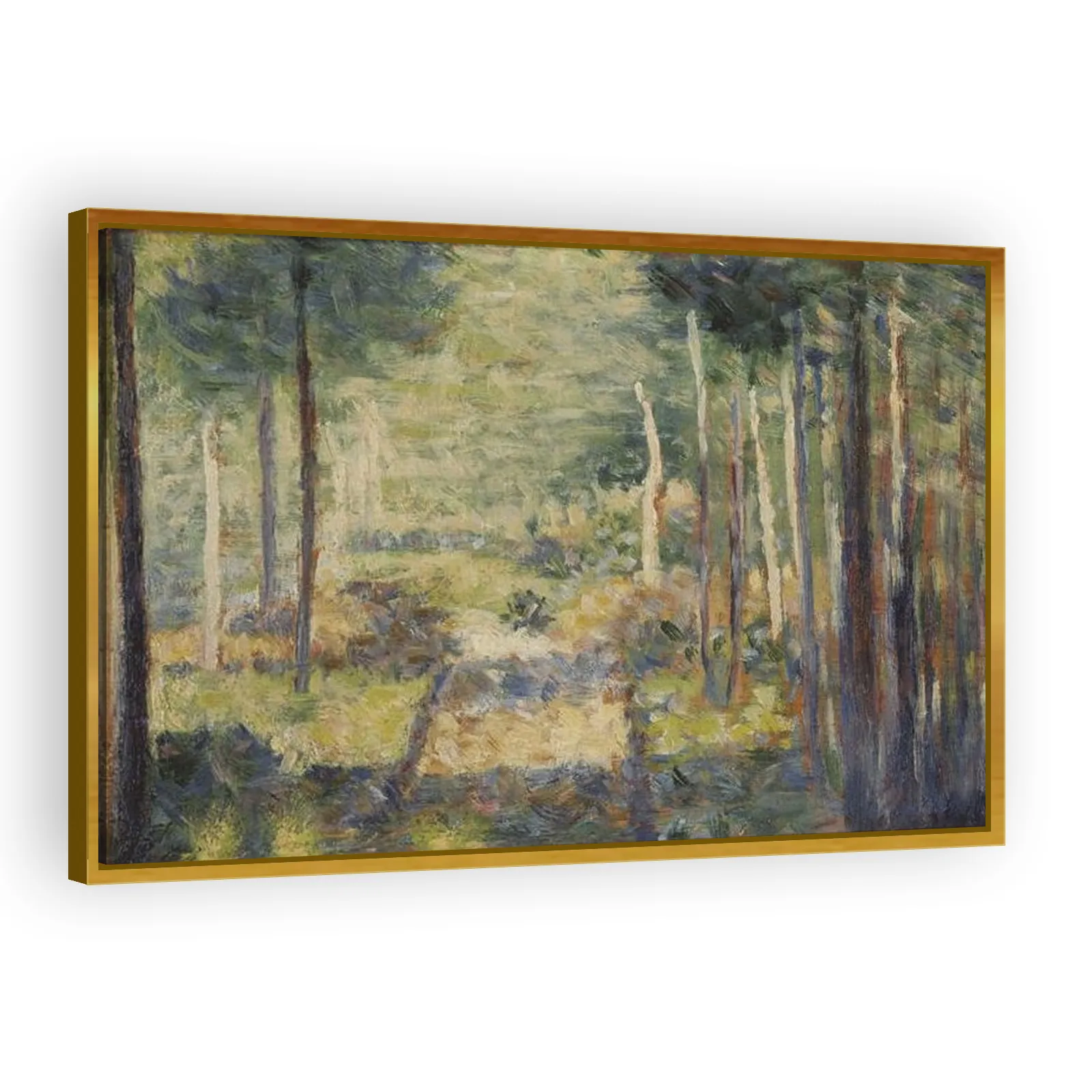 Path in the Woods, Barbizon by Georges Seurat - view 3 thumbnail