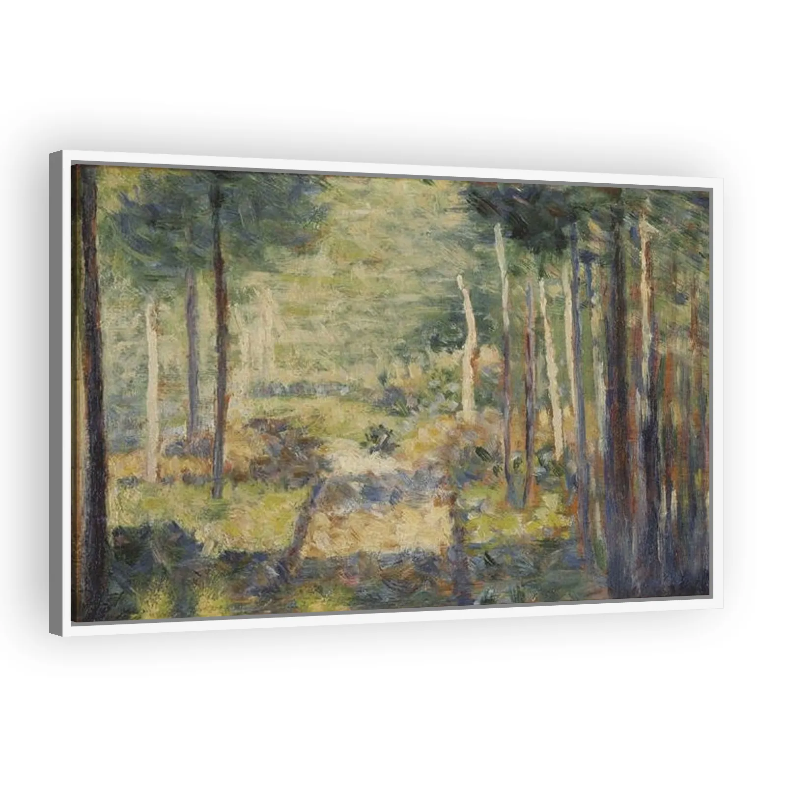 Path in the Woods, Barbizon by Georges Seurat - view 5 thumbnail