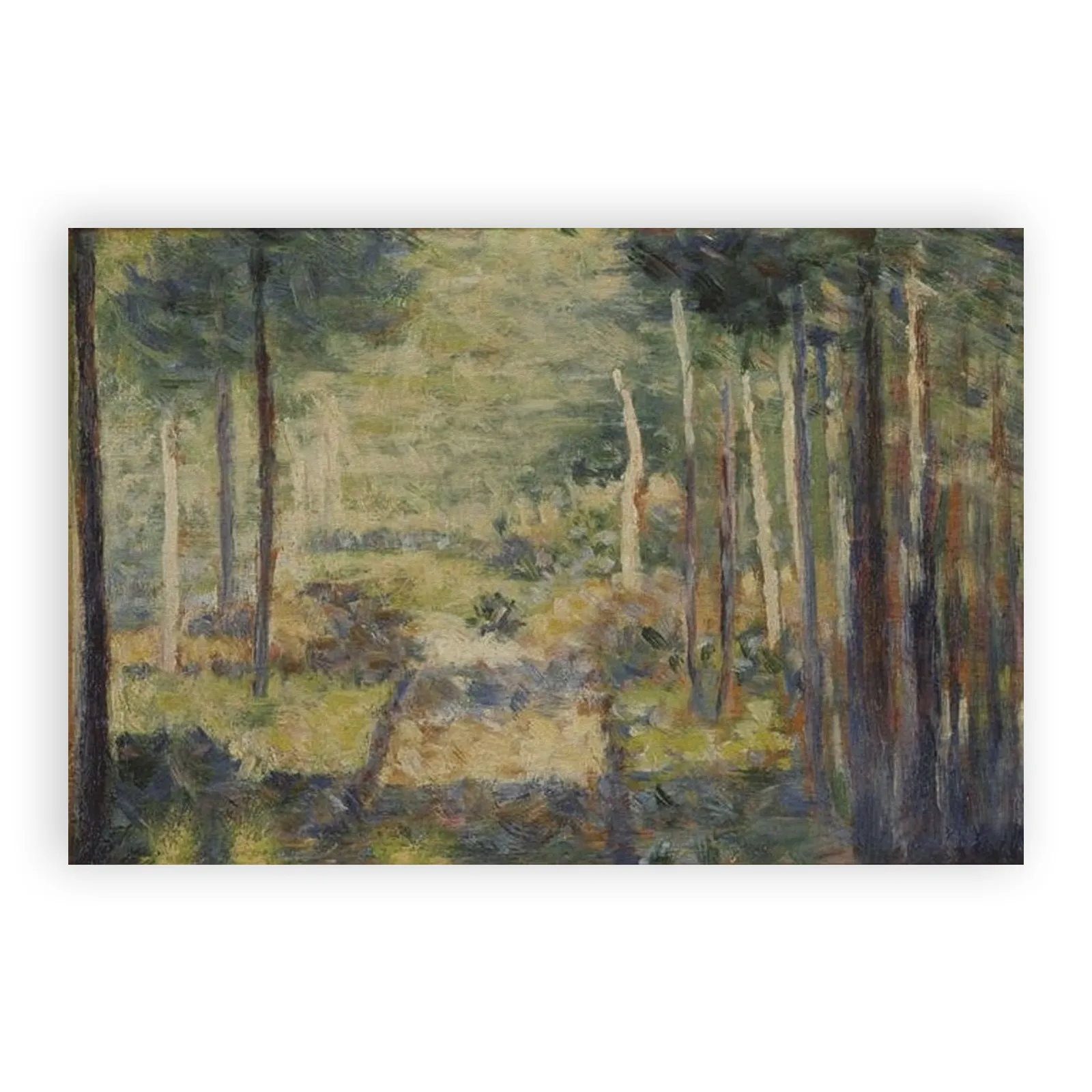 Path in the Woods, Barbizon by Georges Seurat - view 6 thumbnail