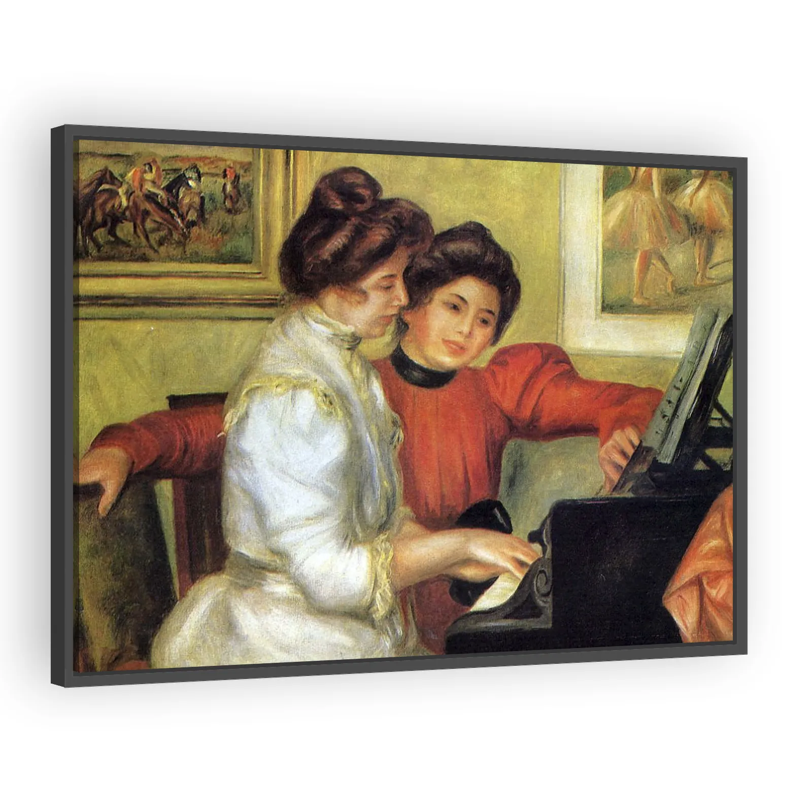 Yvonne and Christine Lerolle at the Piano by Pierre Auguste Renoir