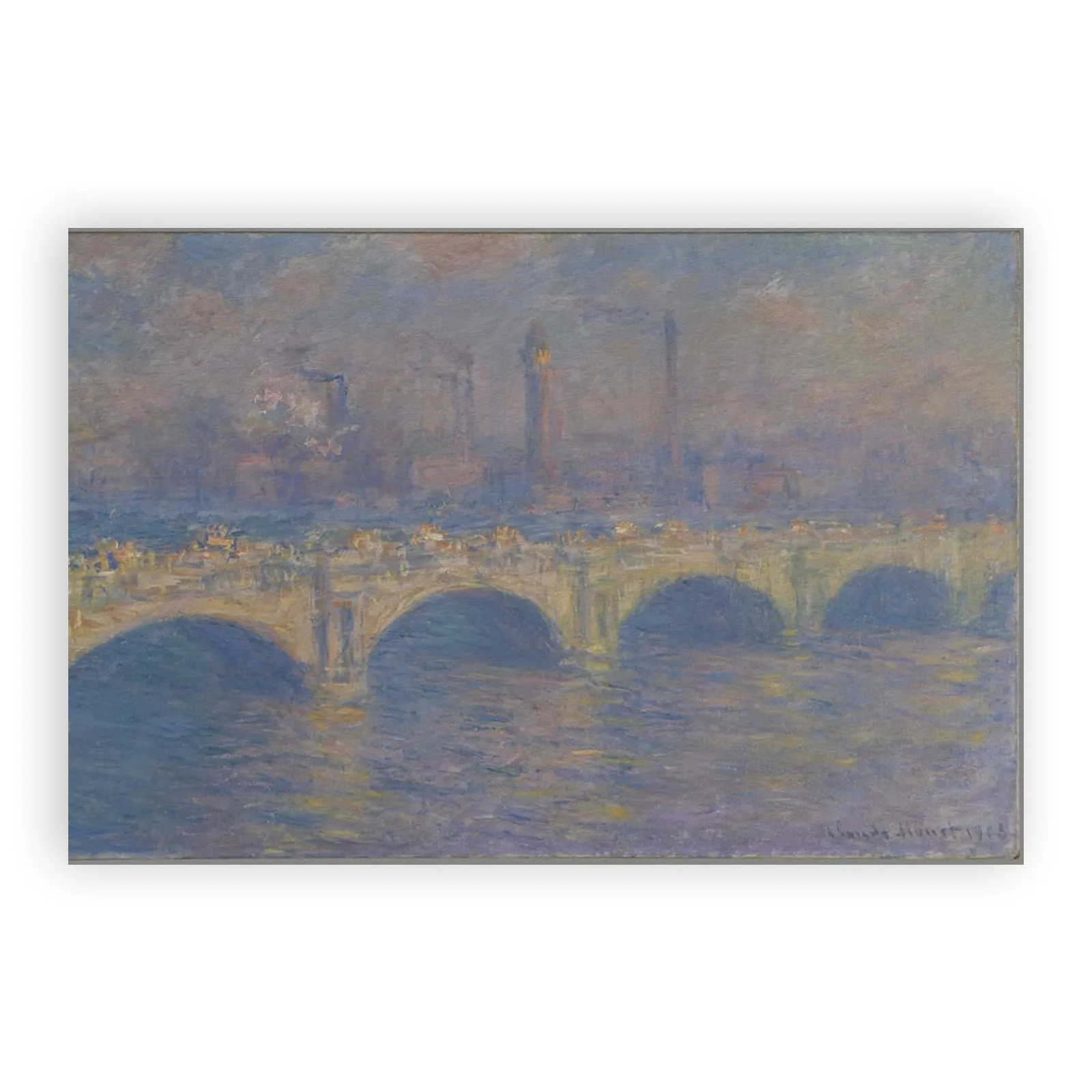 Waterloo Bridge, London by Claude Monet - view 6 thumbnail