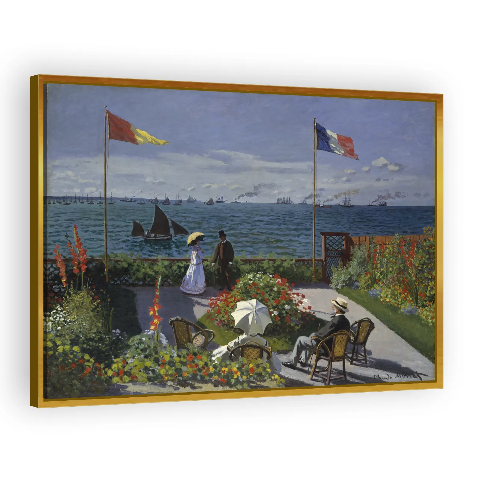 Garden at Sainte-Adresse by Claude Monet - view 3 thumbnail