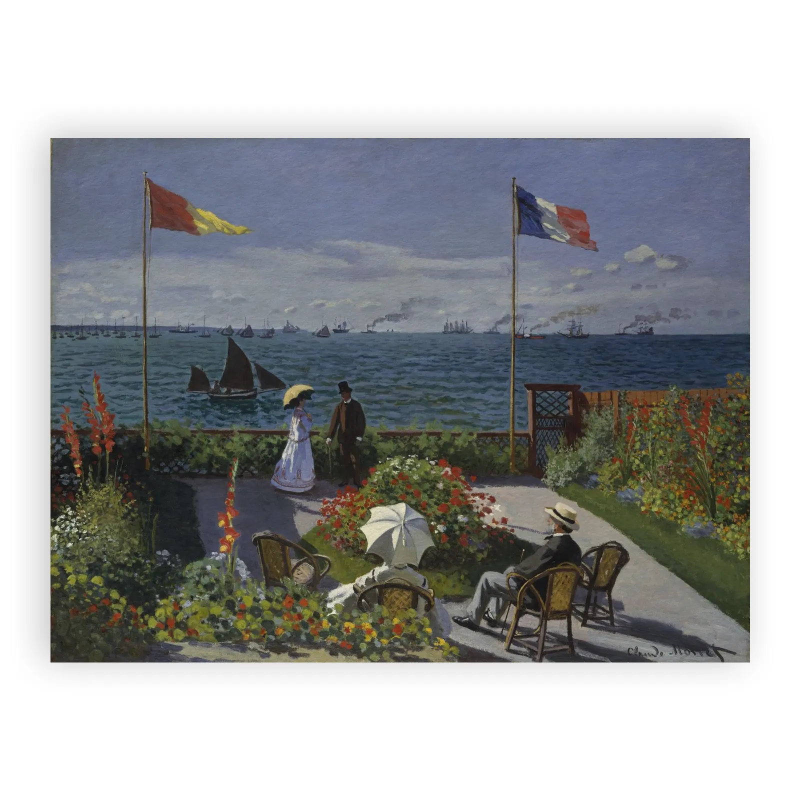 Garden at Sainte-Adresse by Claude Monet - view 6 thumbnail