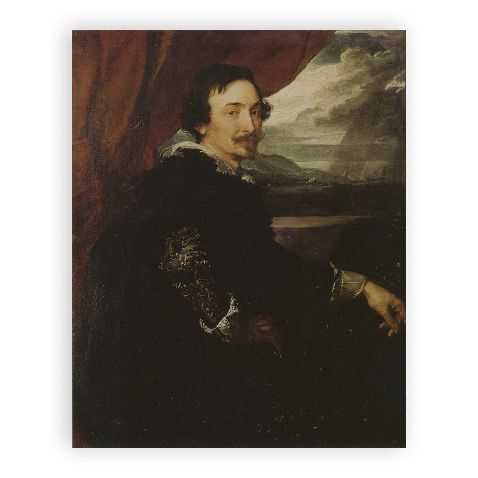 Portrait of Lucas van Uffelen (1586–1638) by Anthony Van Dyck - view 6 thumbnail