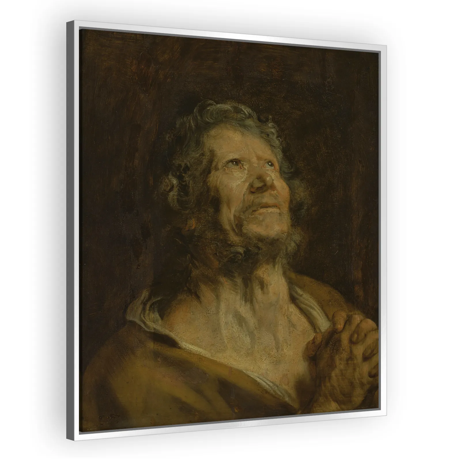 An Apostle with Folded Hands by Anthony Van Dyck - view 4 thumbnail