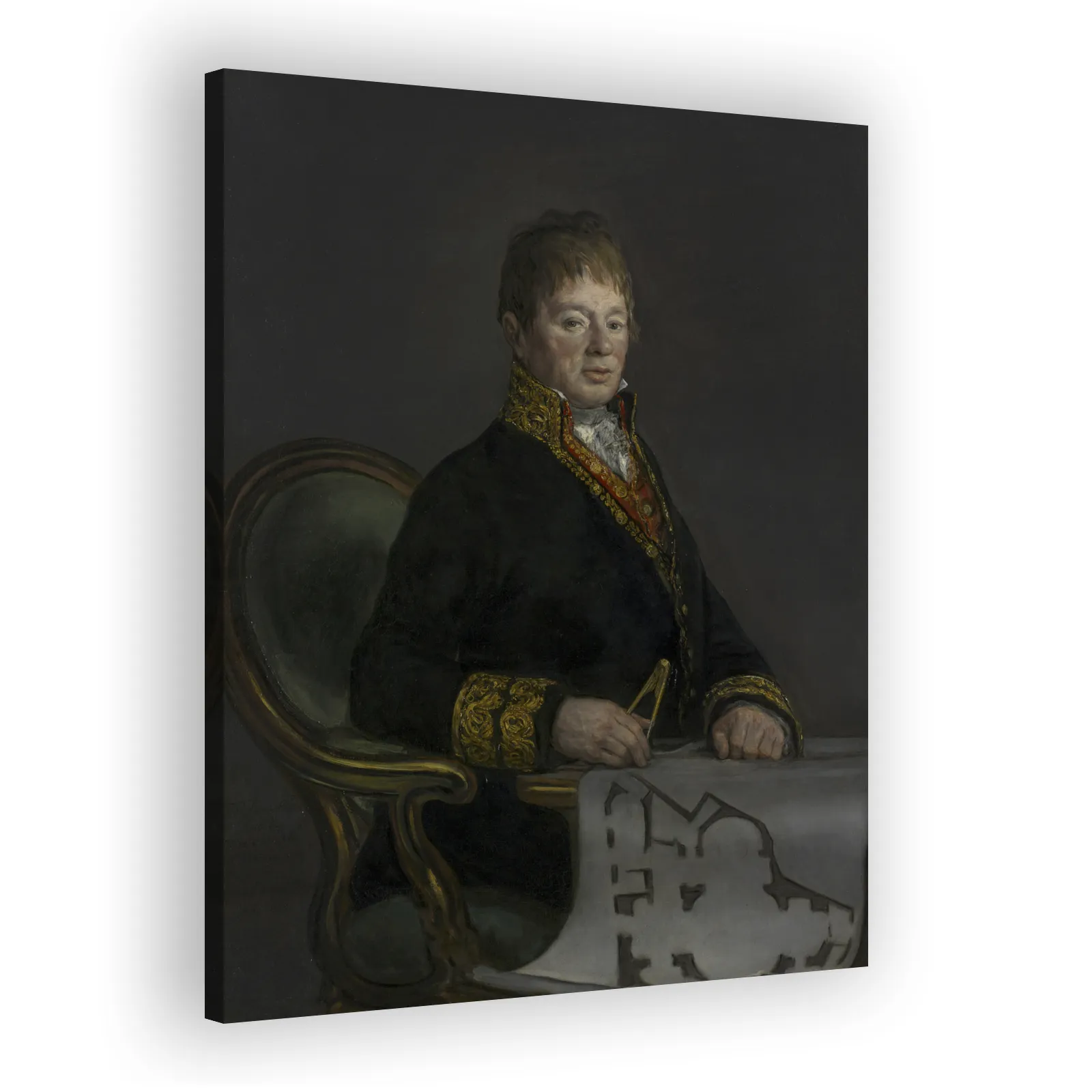 Portrait of Juan Antonio Cuervo by Francisco Goya - view 2 thumbnail