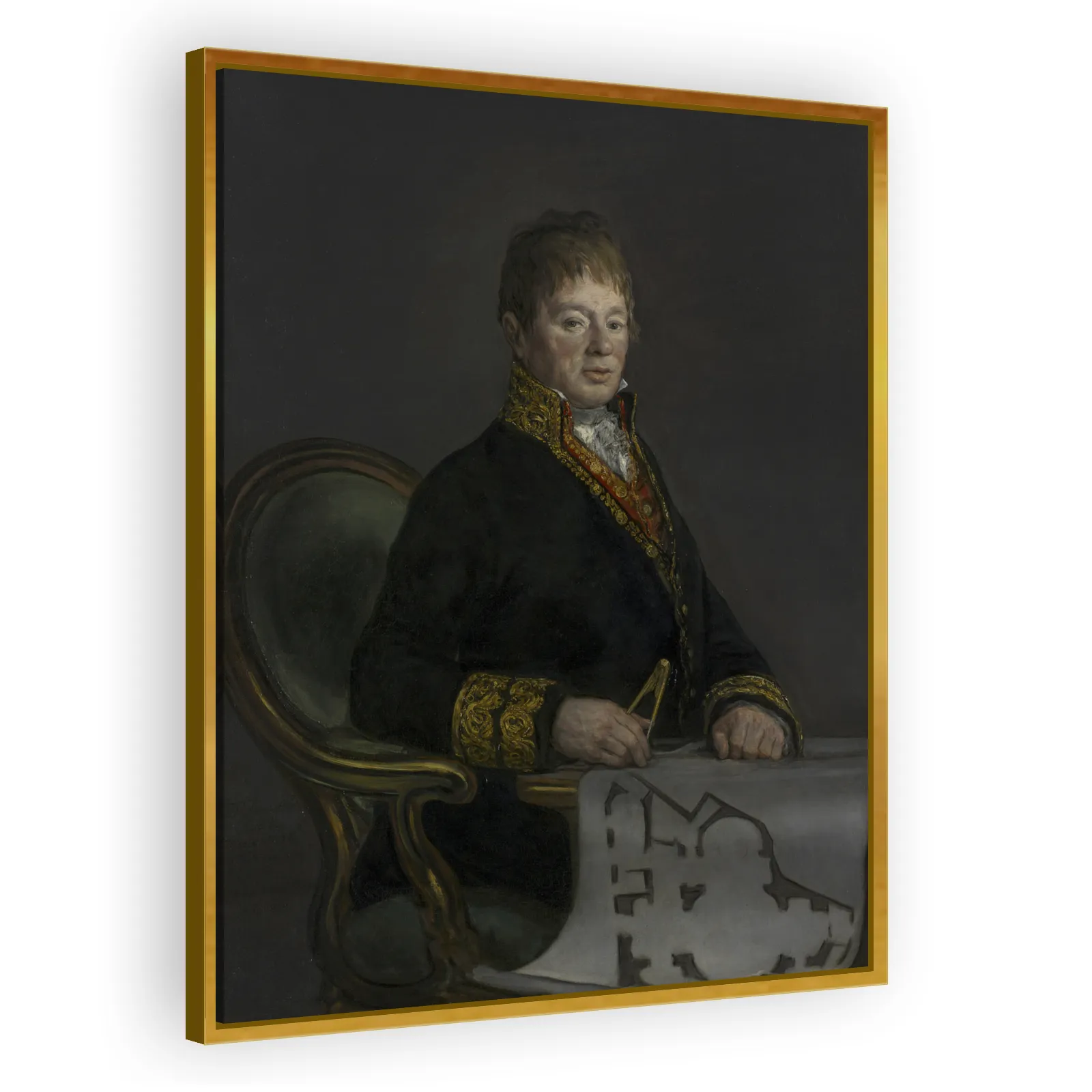 Portrait of Juan Antonio Cuervo by Francisco Goya - view 3 thumbnail