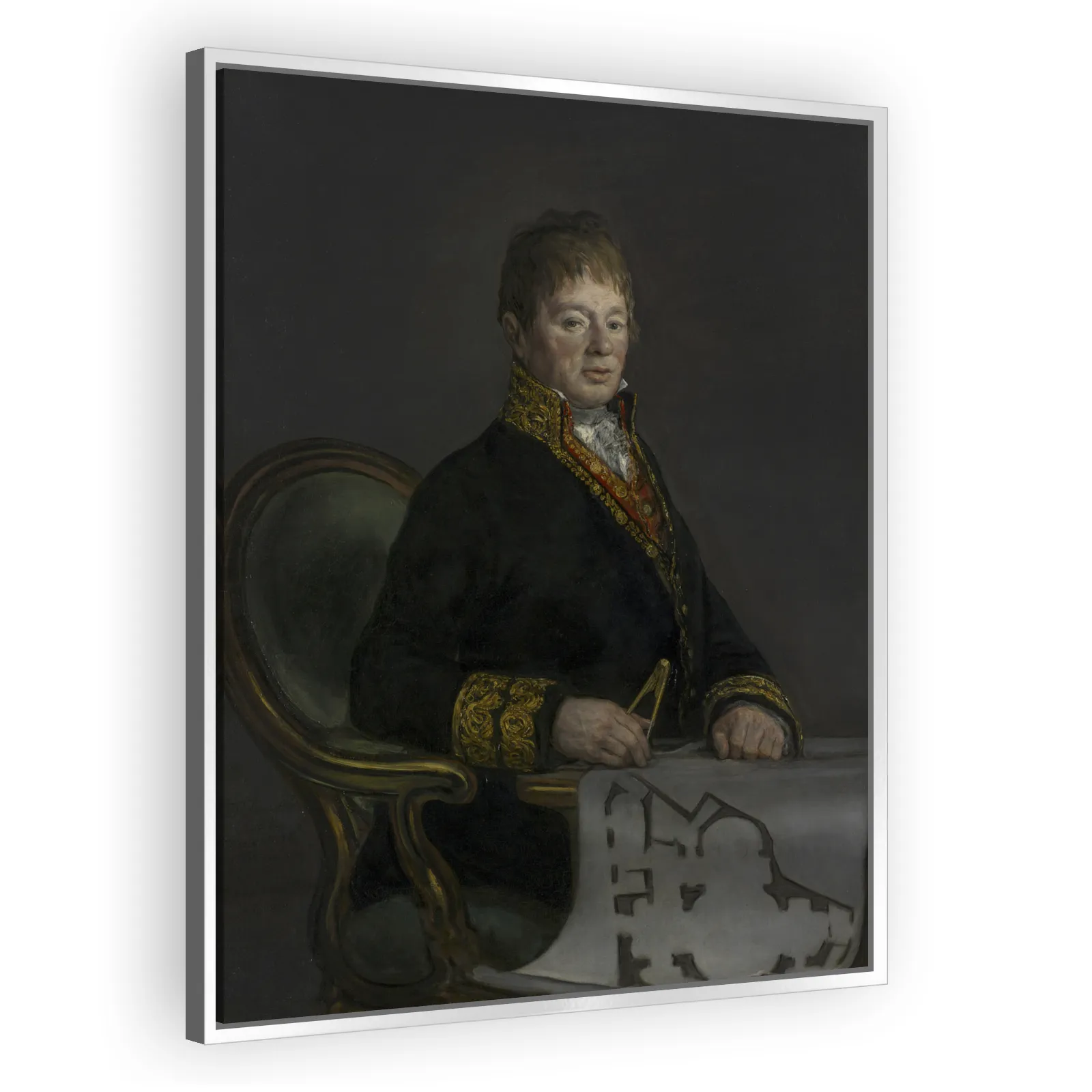 Portrait of Juan Antonio Cuervo by Francisco Goya - view 4 thumbnail