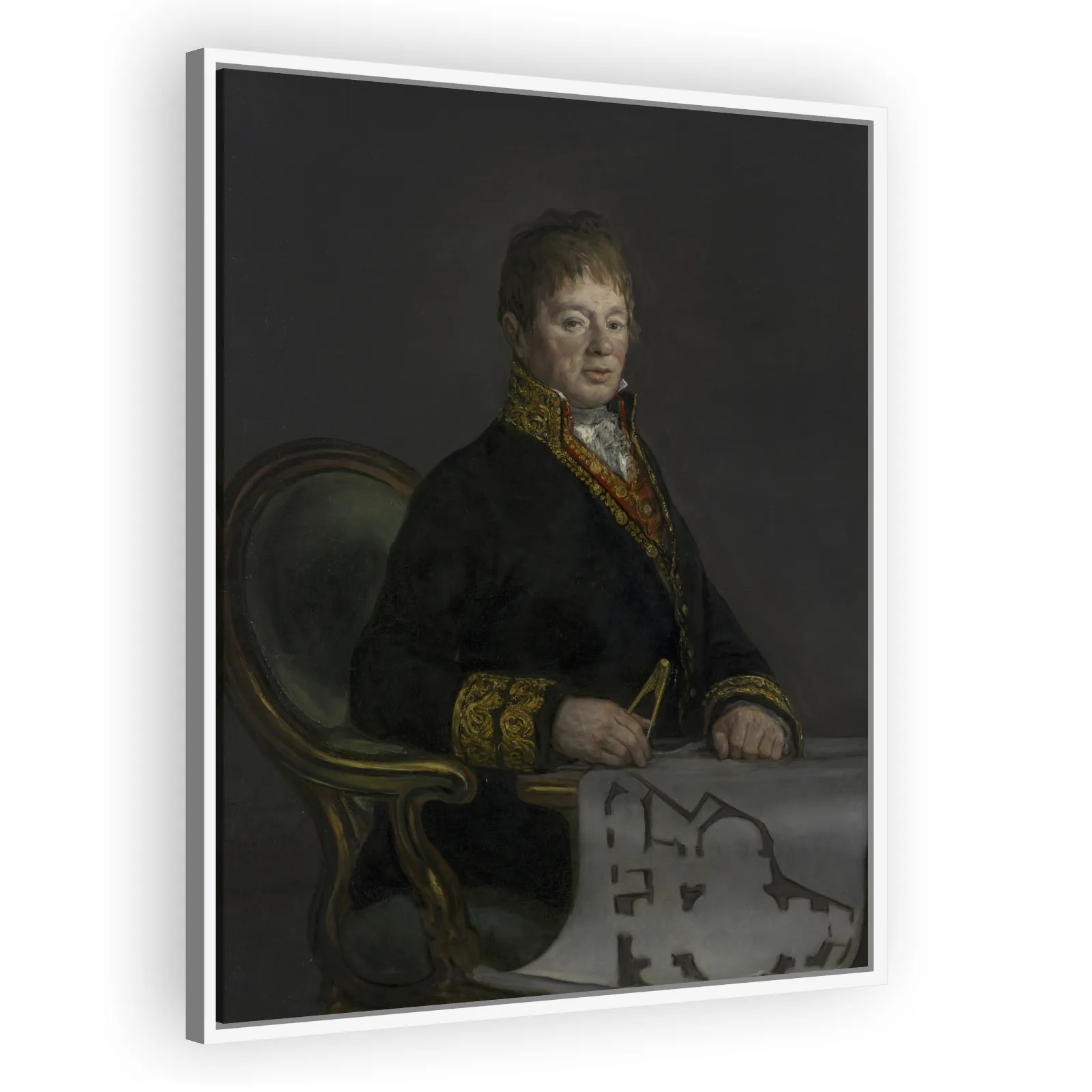 Portrait of Juan Antonio Cuervo by Francisco Goya - view 5 thumbnail