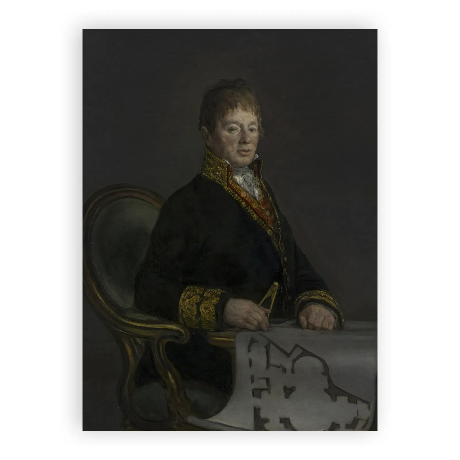Portrait of Juan Antonio Cuervo by Francisco Goya - view 6 thumbnail
