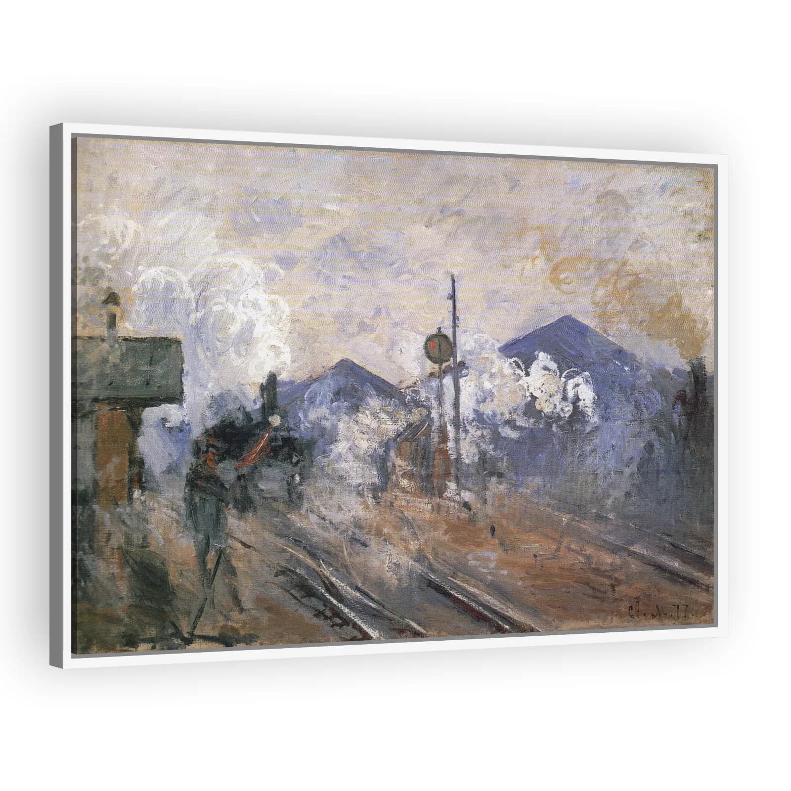 Train Tracks at Saint-Lazare Station by Claude Monet - view 5 thumbnail