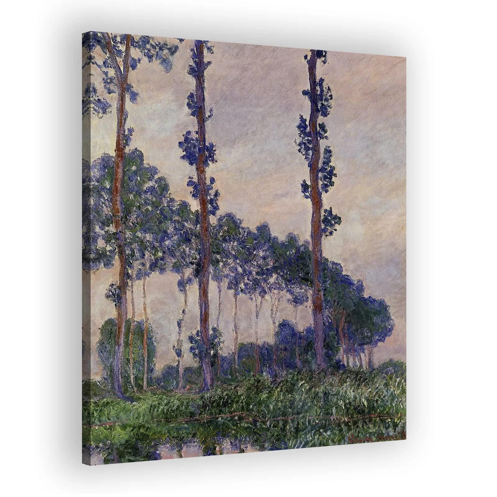 Three Trees in Grey Weather by Claude Monet - view 2 thumbnail